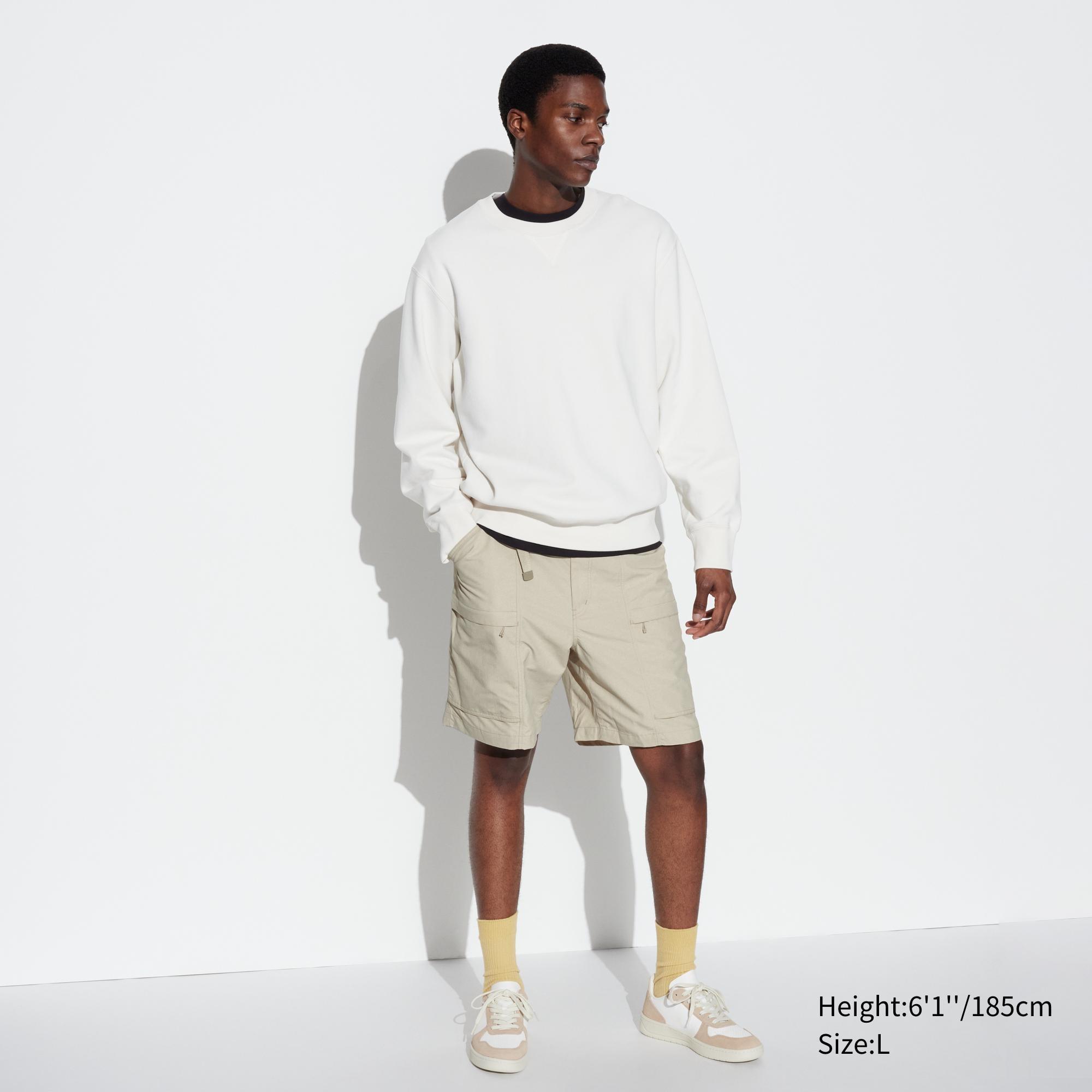 Mens Geared Shorts 8 Beige 2XL UNIQLO US Product Image