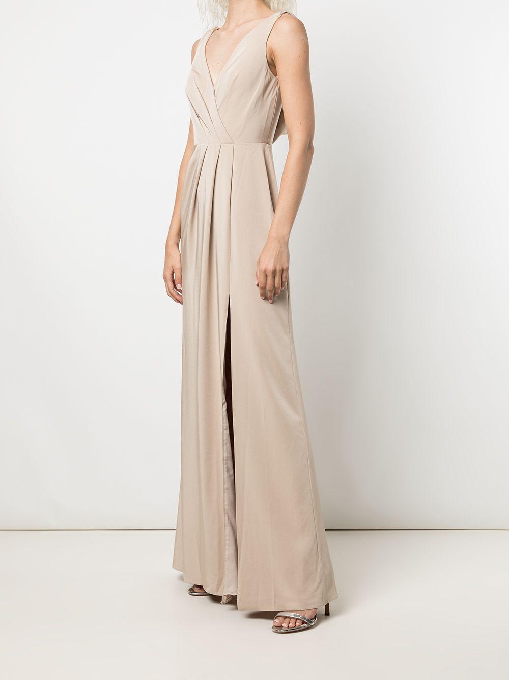 cowl-effect floor-length gown Product Image