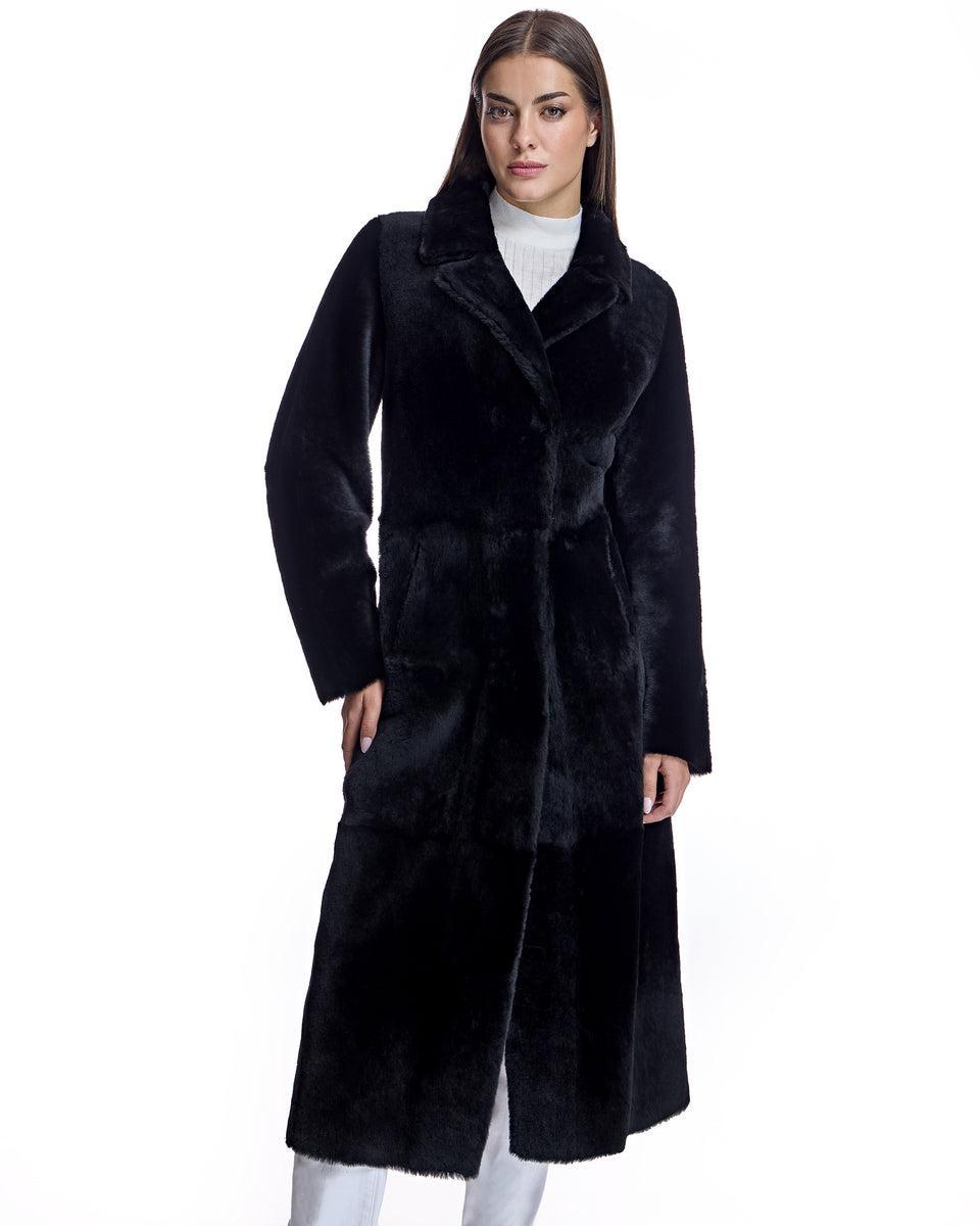 Maxi Reversible Shearling Coat Product Image