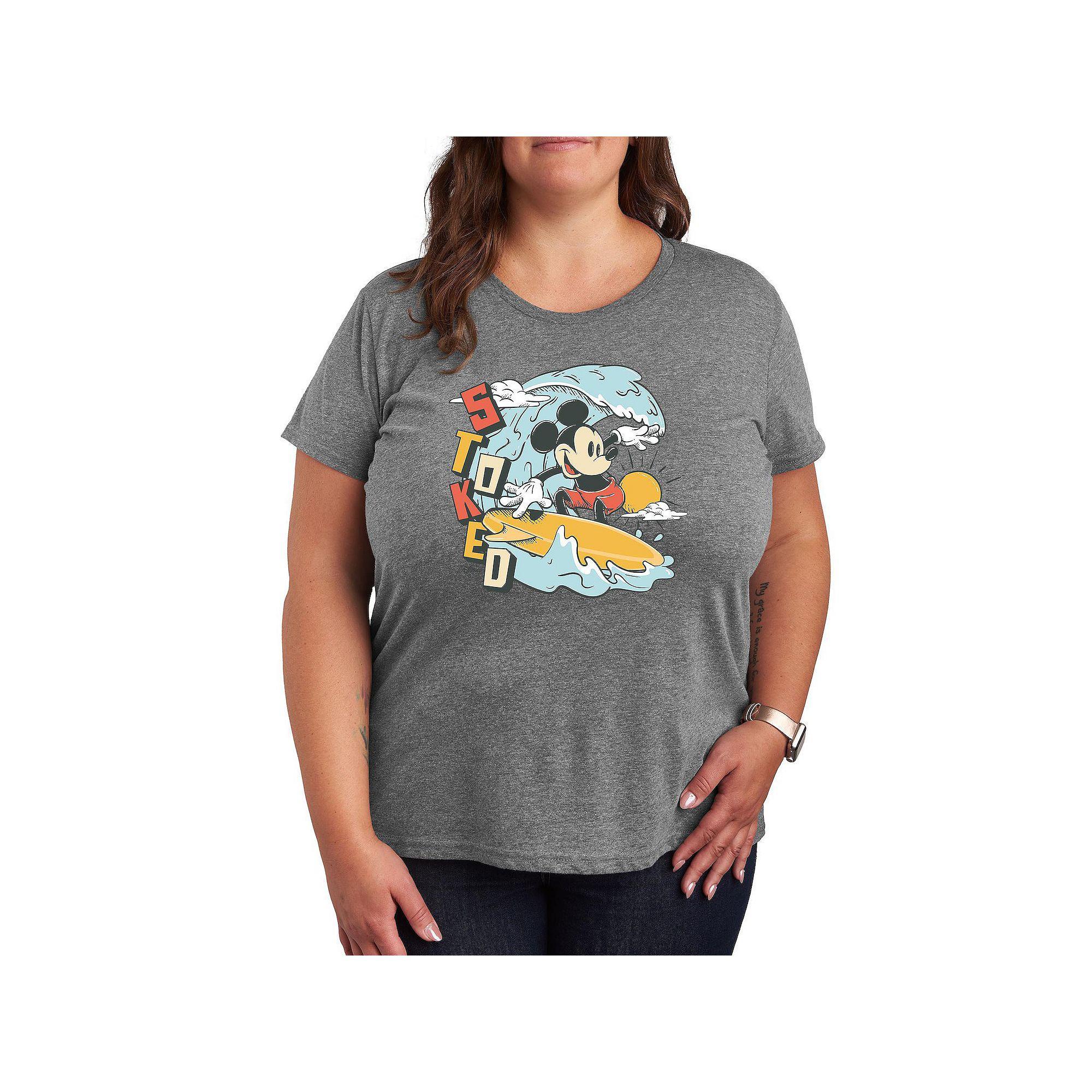 Disney's Mickey Mouse Plus Stoked Graphic Tee, Women's,  Product Image
