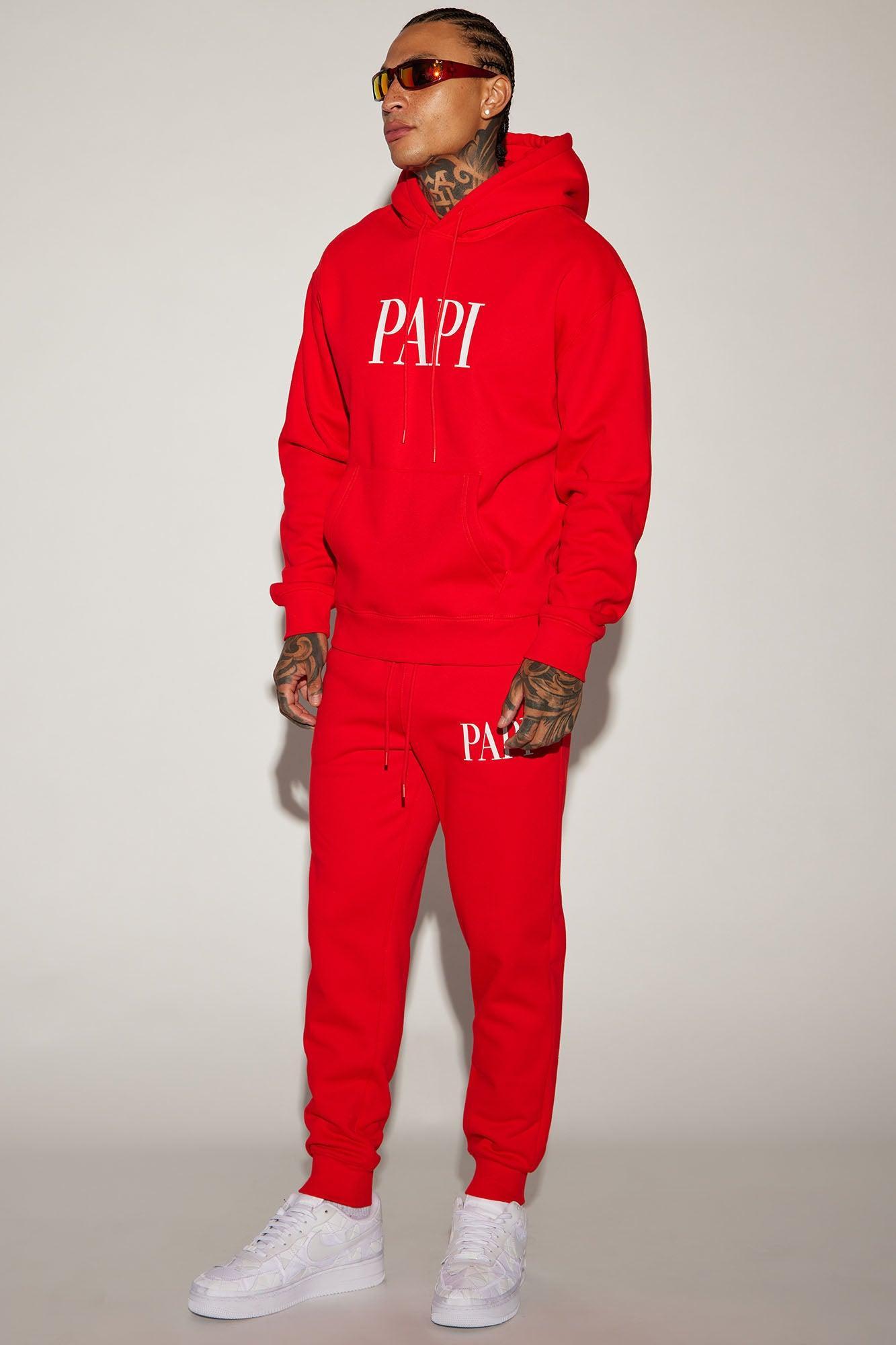 Family Goals Papi Jogger - Red Product Image