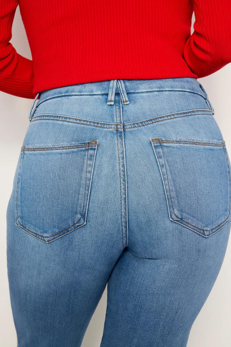 Good American | Good Curve Straight Jeans Product Image