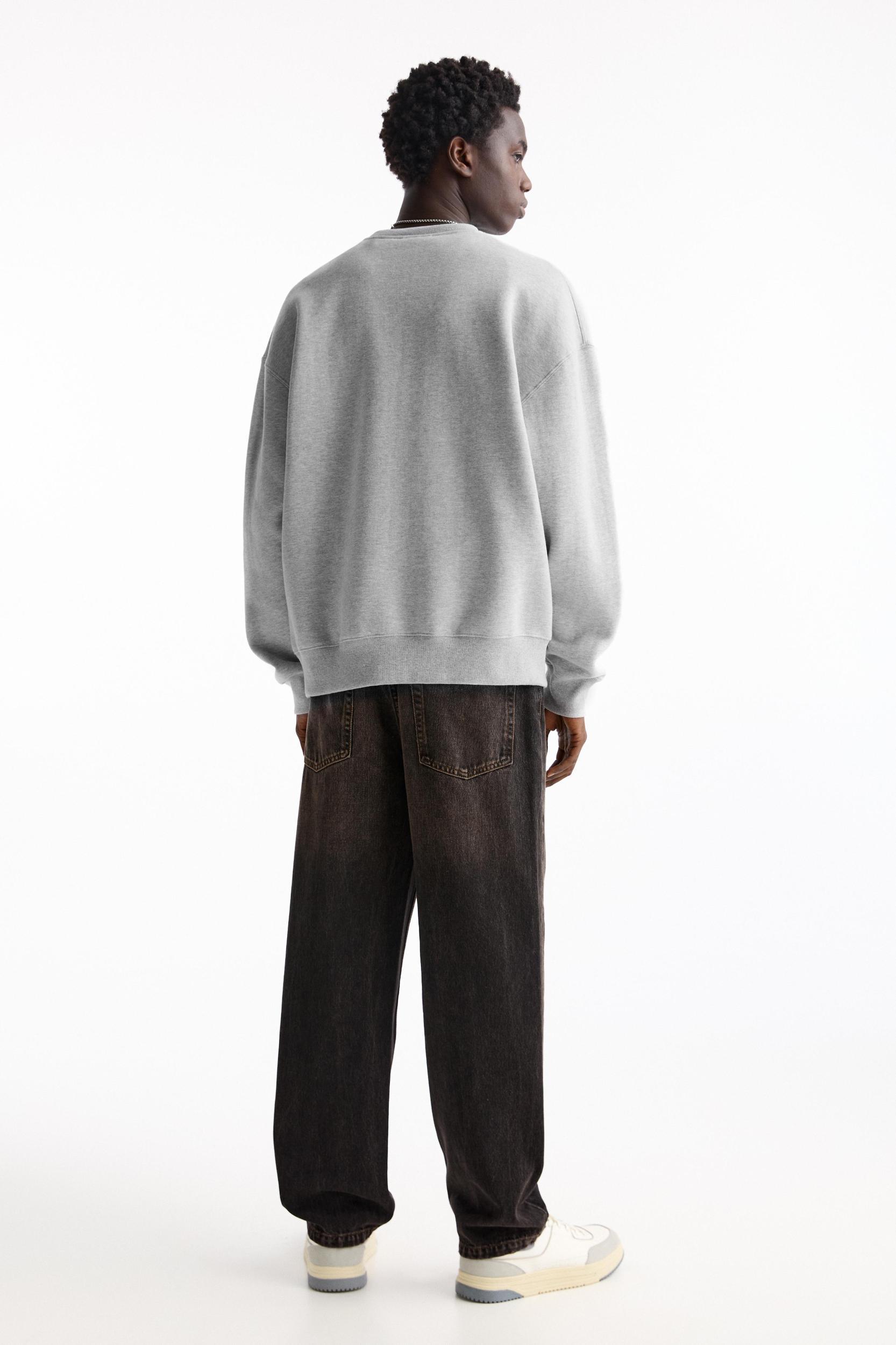 Basic crew neck sweatshirt Product Image