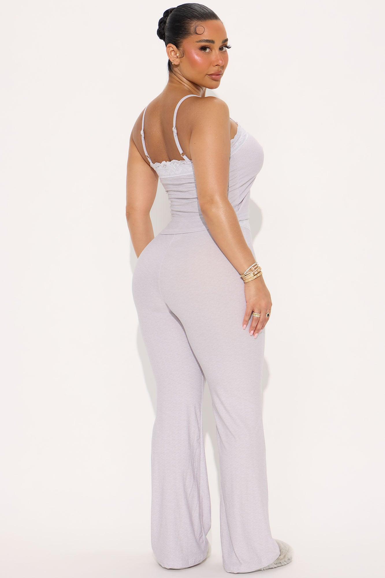 Feeling Dreamy PJ Pant Set  - Heather Grey Product Image