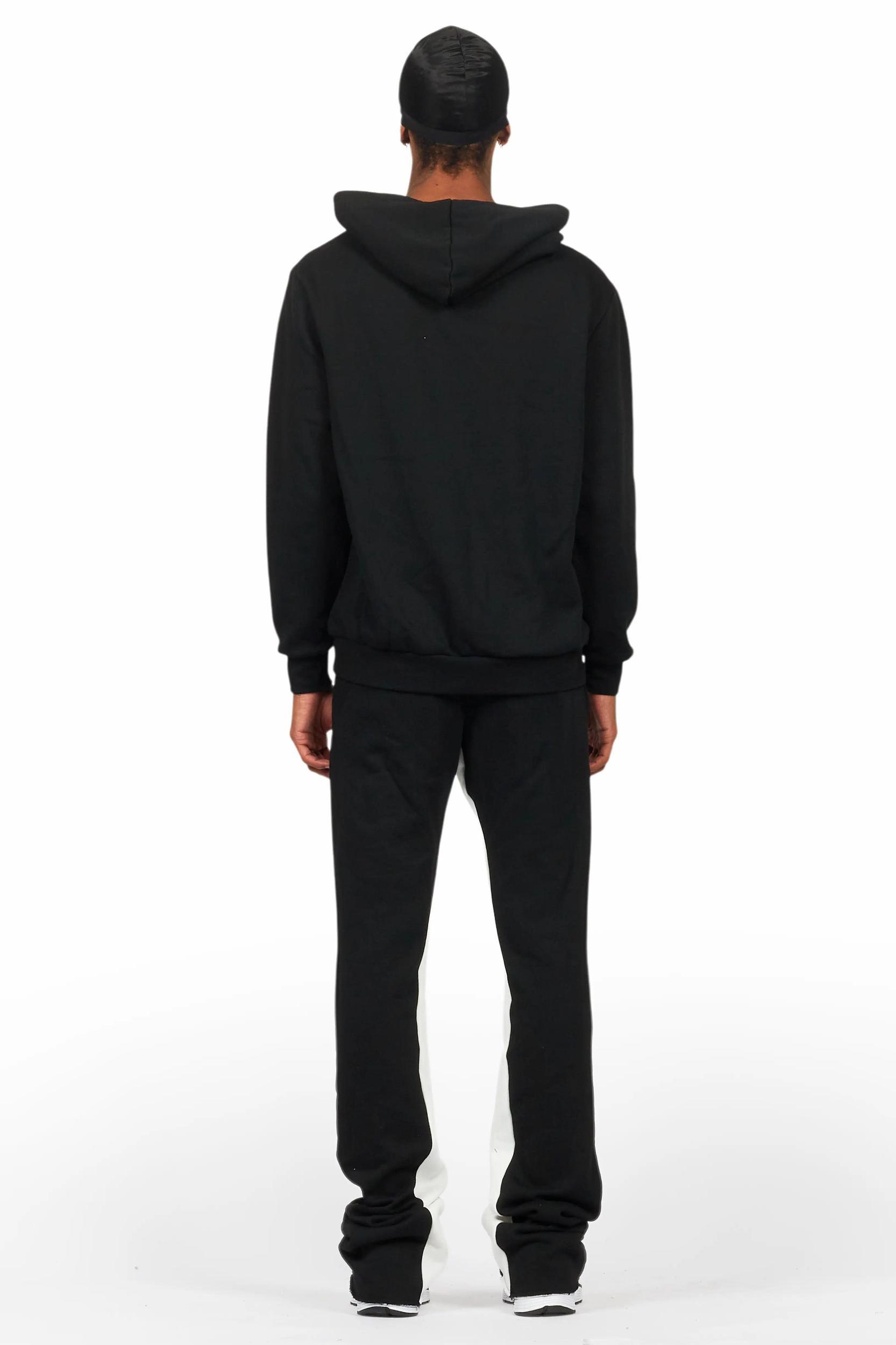 Lake Black Hoodie/Baggy Track Pant Set Male Product Image