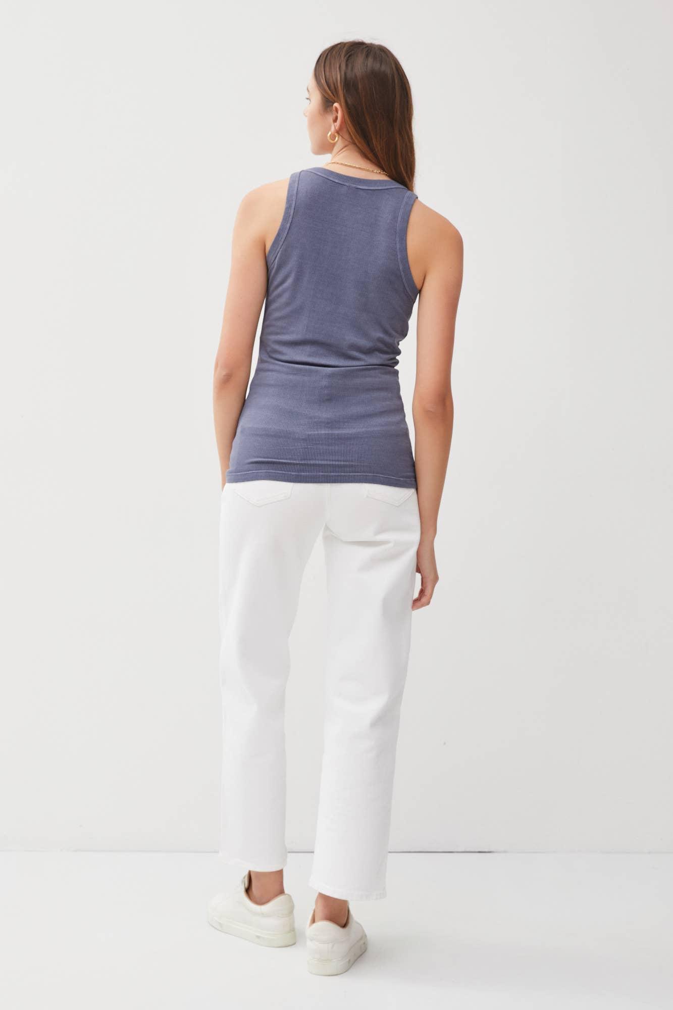 UB BASICS: SPRING BREEZE RIBBED TANK Product Image