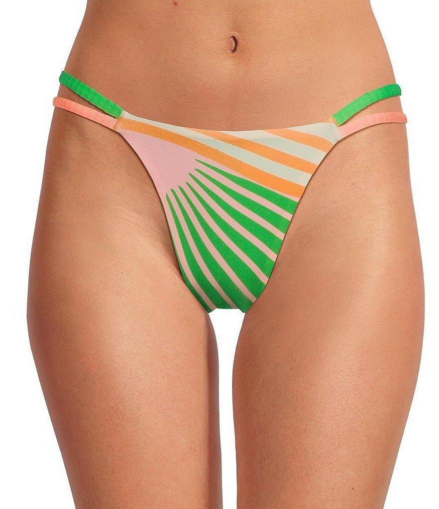 Maaji Stellar Sunrise Colada Reversible Double Tab Side Swim Bottom Product Image