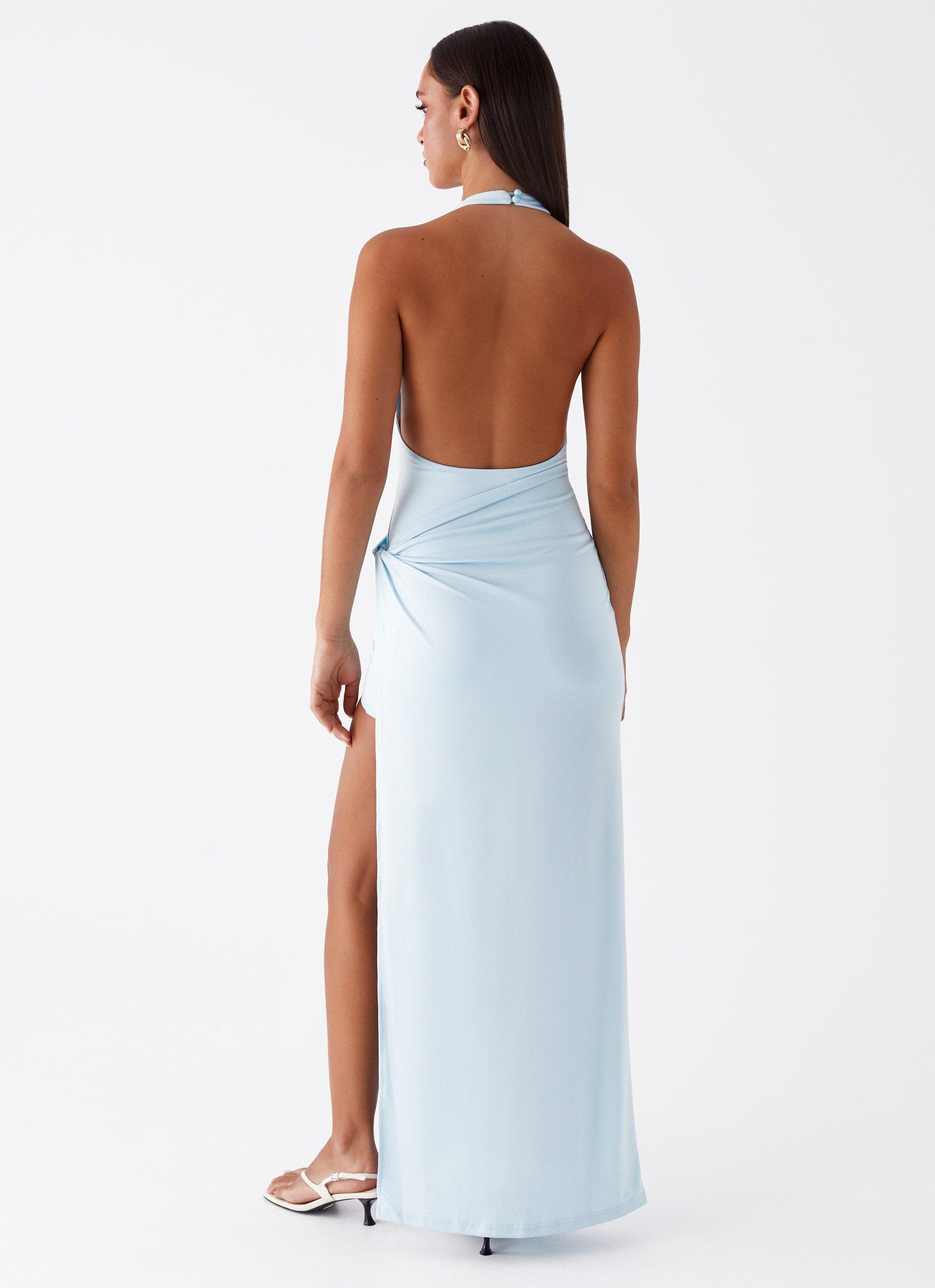 Oceana Maxi Dress - Blue Girls Product Image