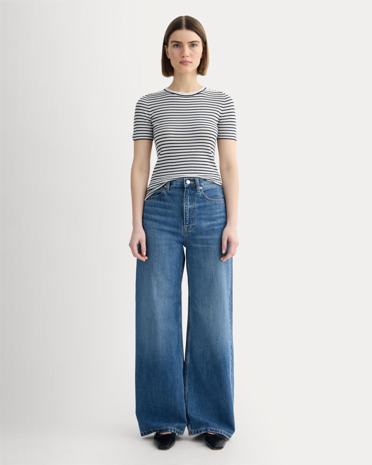 Womens Sweater T-Shirt in Ultrasoft Merino by Everlane Product Image