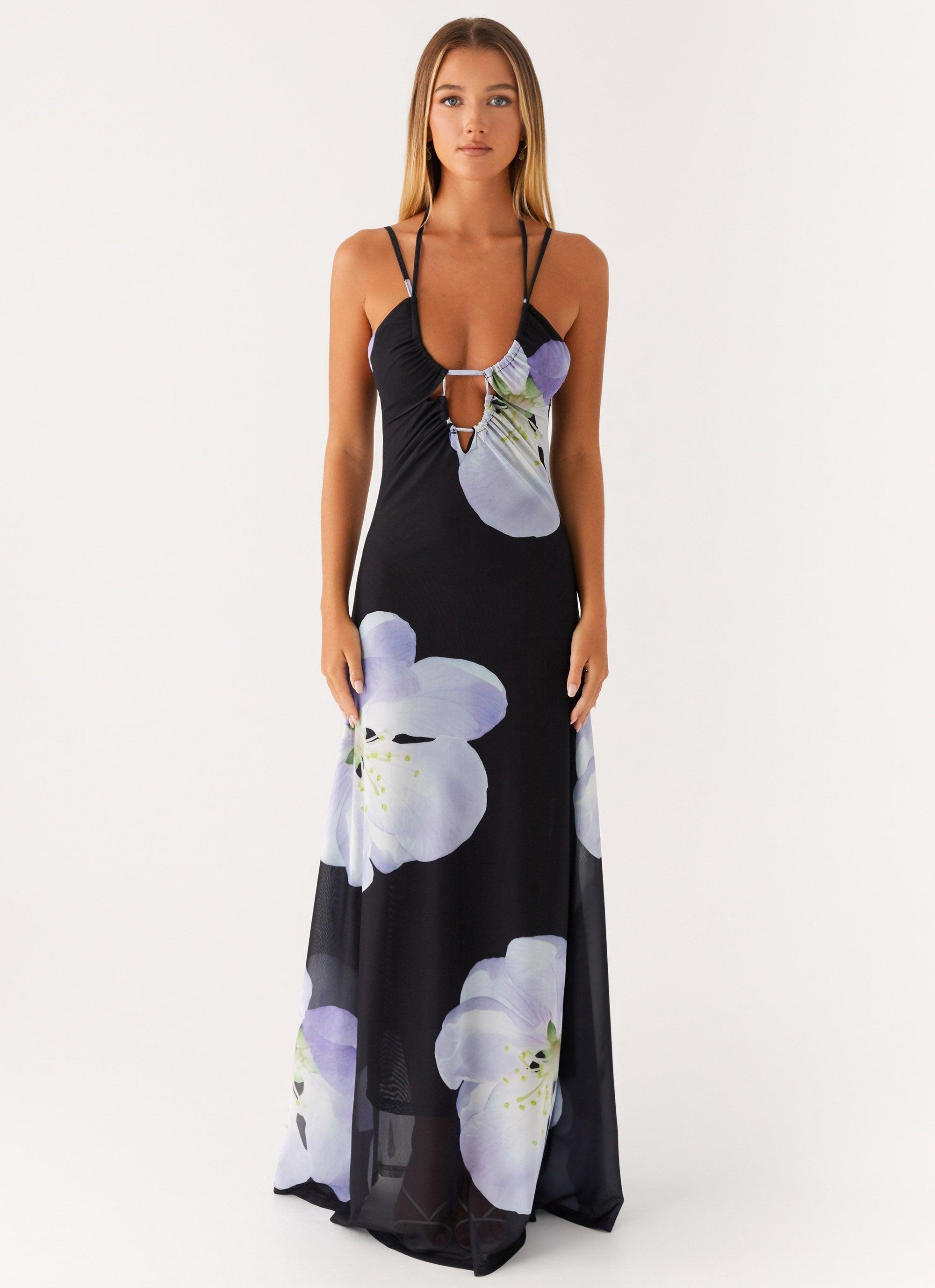 Enrika Maxi Dress - Flower Print Product Image