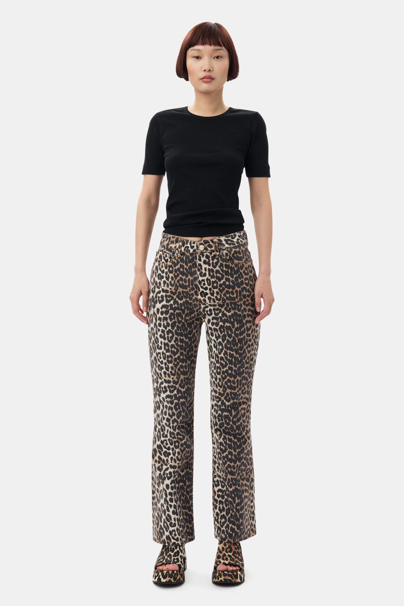 Black Soft Cotton Rib Short Sleeve T-Shirt Product Image