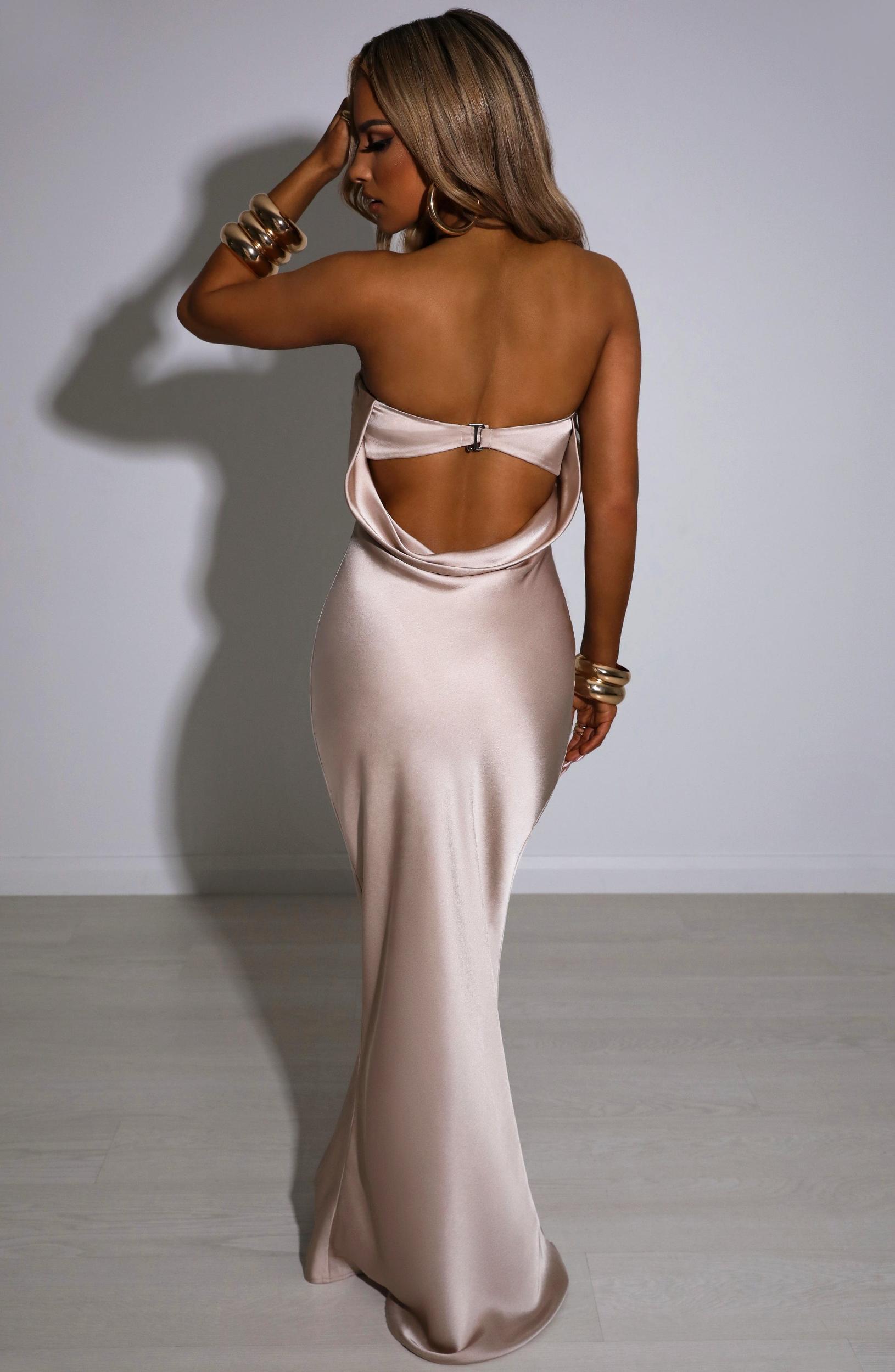 Rheanna Maxi Dress - Champagne Product Image