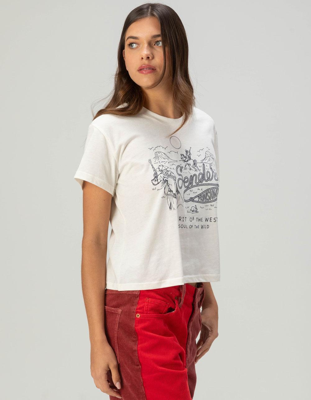 SENDERO PROVISIONS CO. Skeleton Riders Womens Crop Tee Product Image