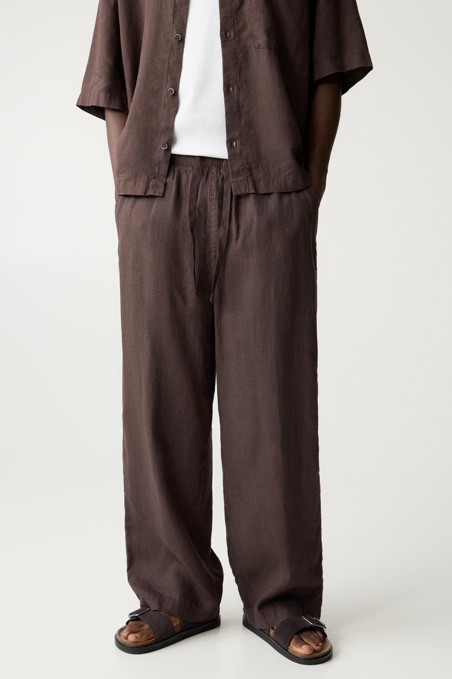 100% linen sweatpants Product Image