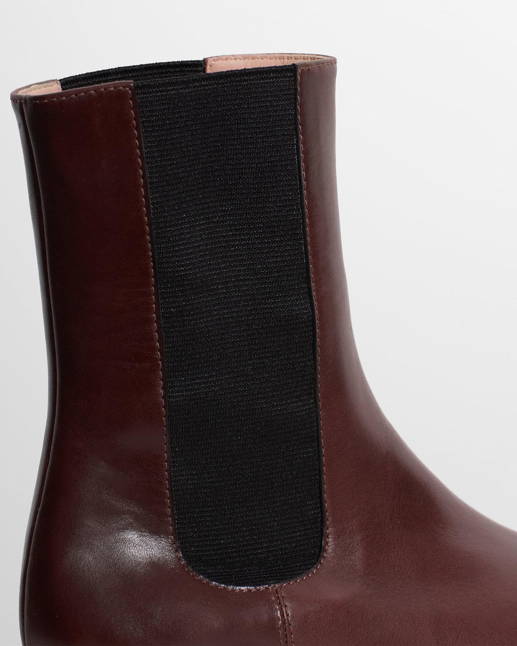 Chelsea Bootie in Glossed Leather Product Image