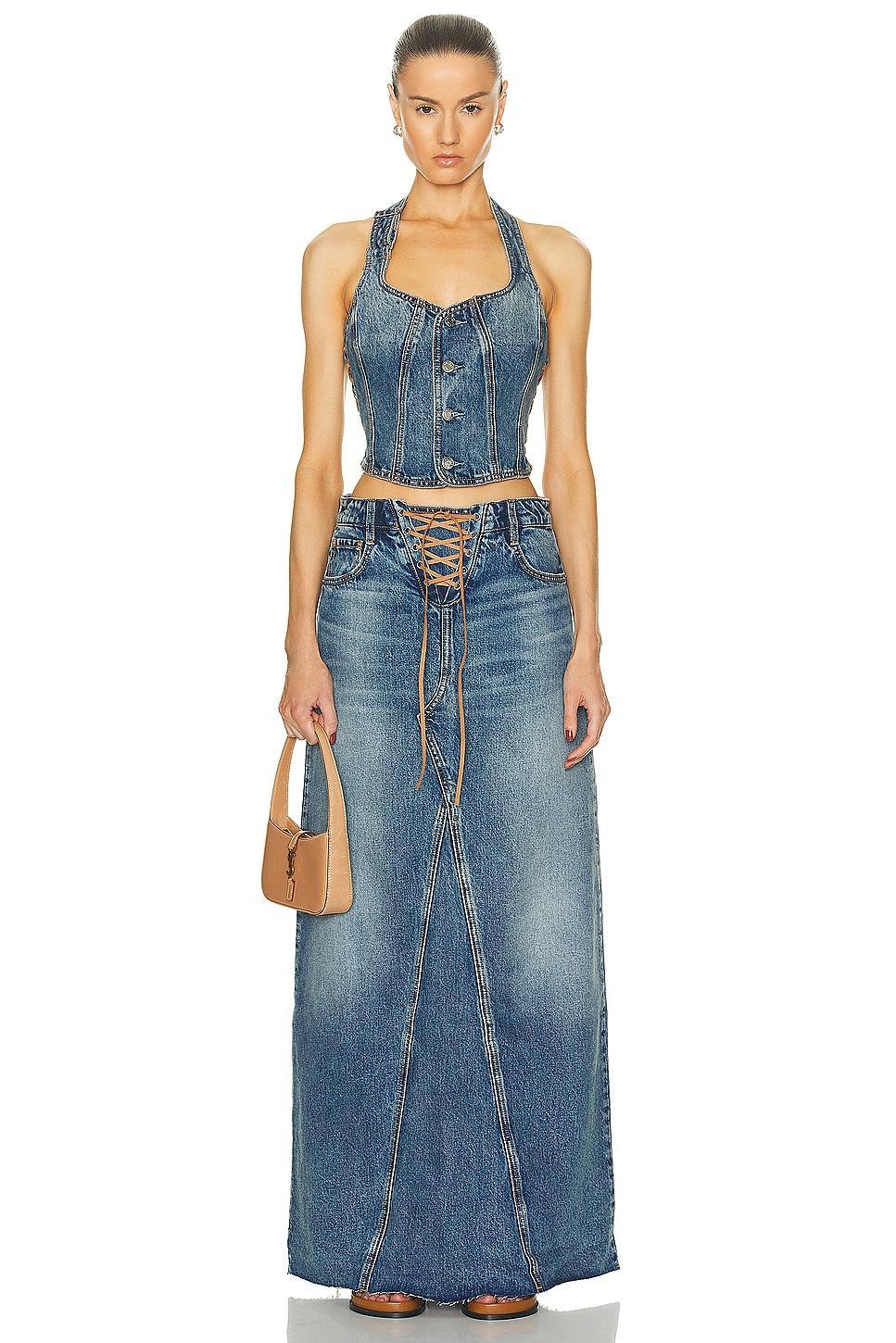 Phoebe Laced Halter Top Product Image