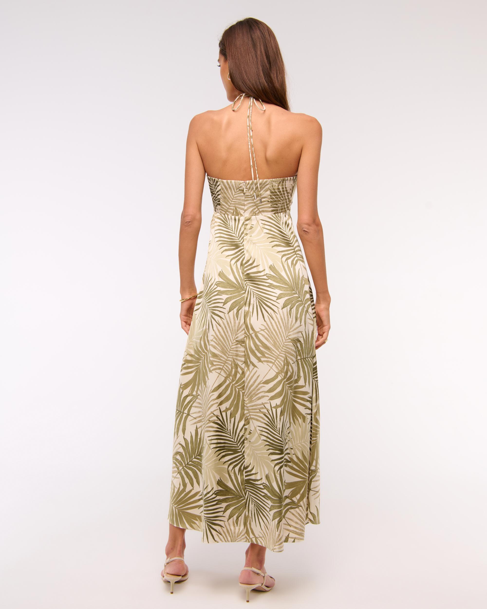 Twist-Front Flowy Maxi Dress Product Image