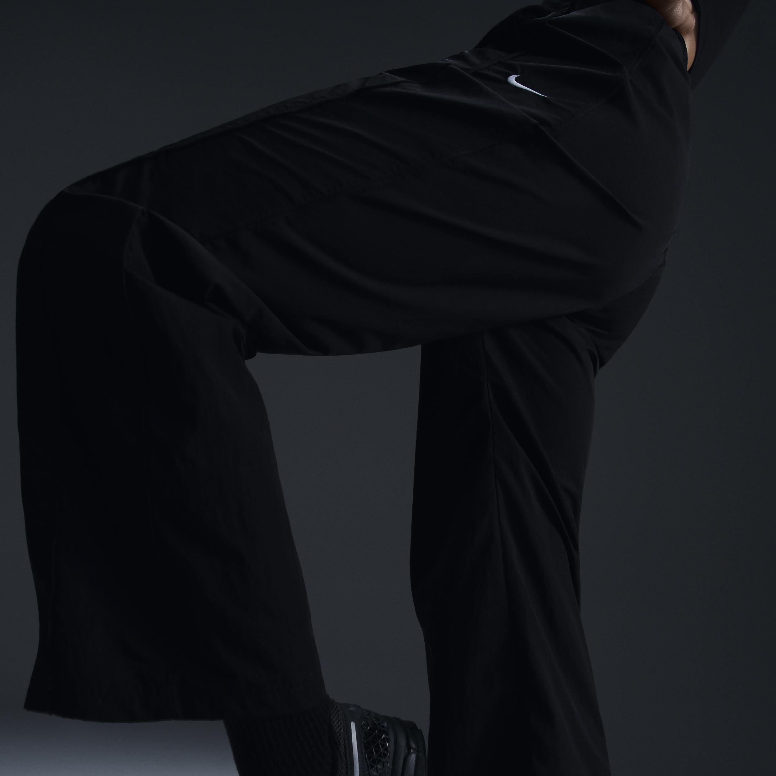 Nike Womens Windrunner High-Waisted Woven Open-Hem Pants | FV7655-010 Product Image