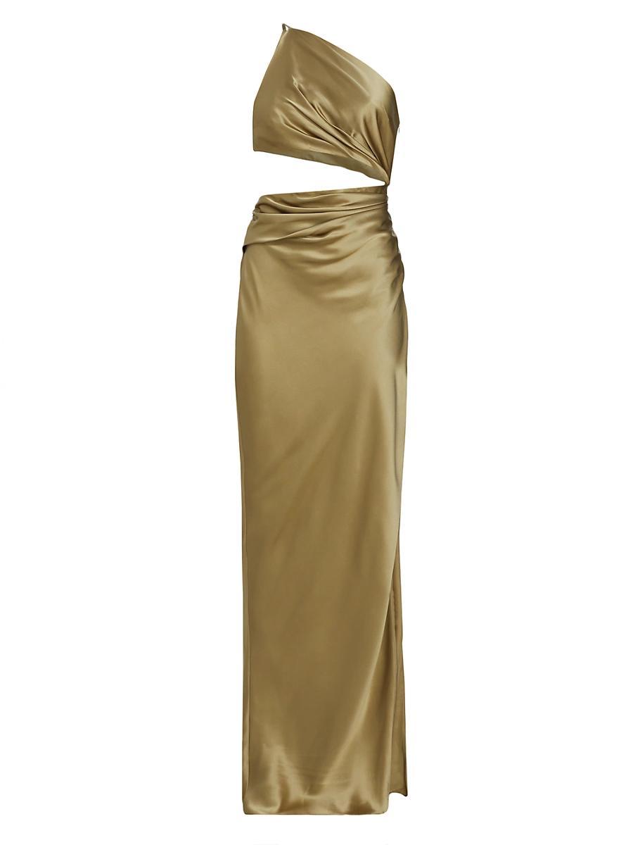 Womens Silk Cut-Out Gown Product Image