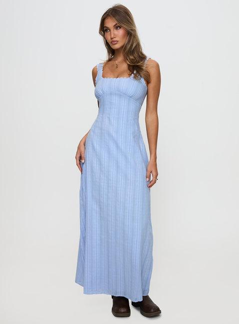 Dasha Maxi Dress Blue Product Image