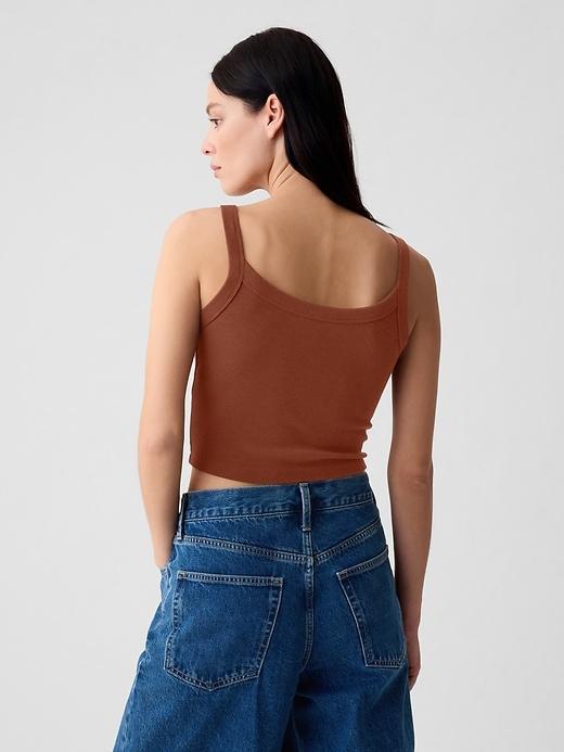 Modern Rib Cropped Tank Top Product Image