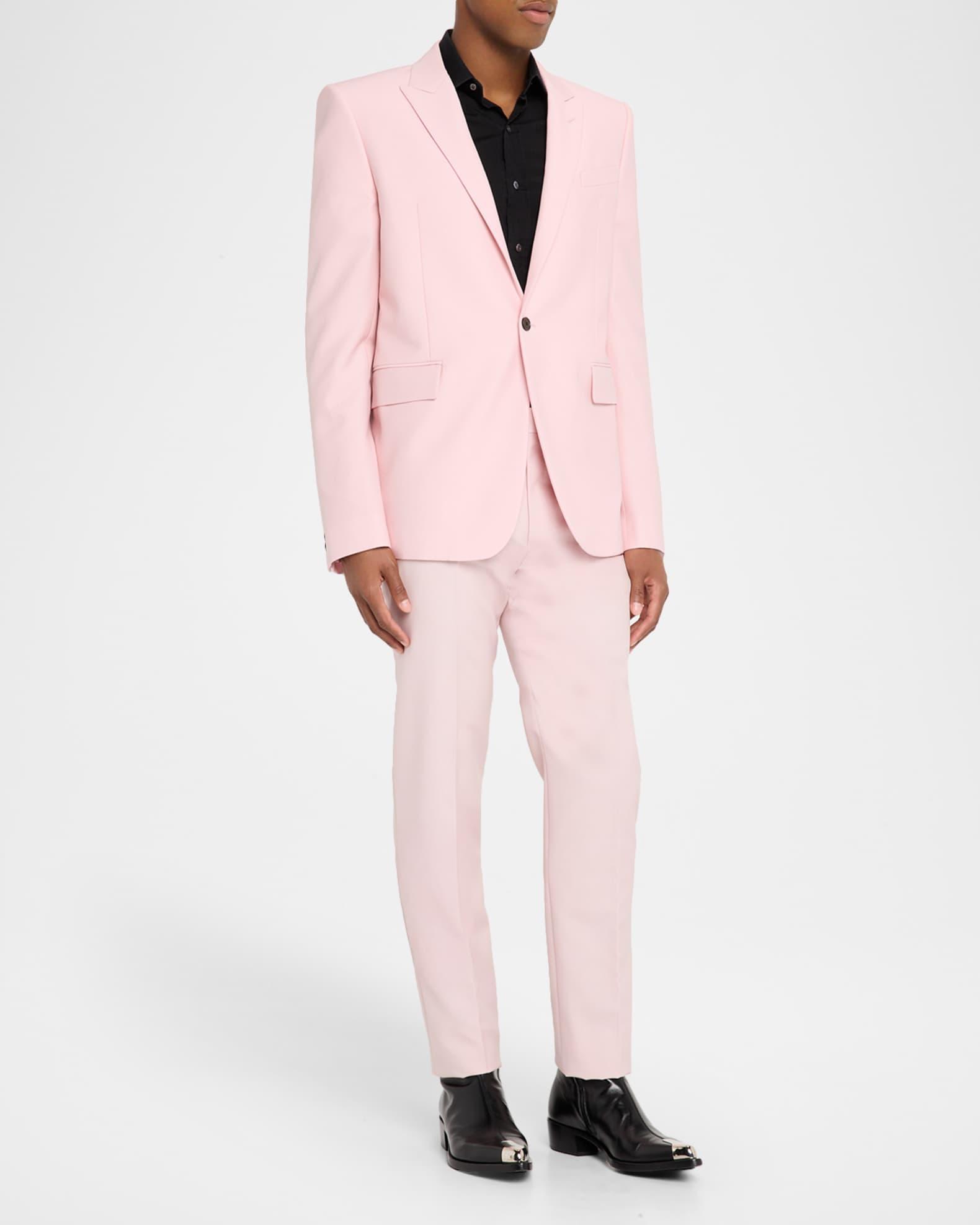 Men's Wool and Mohair Peak-Lapel Tuxedo Jacket Product Image