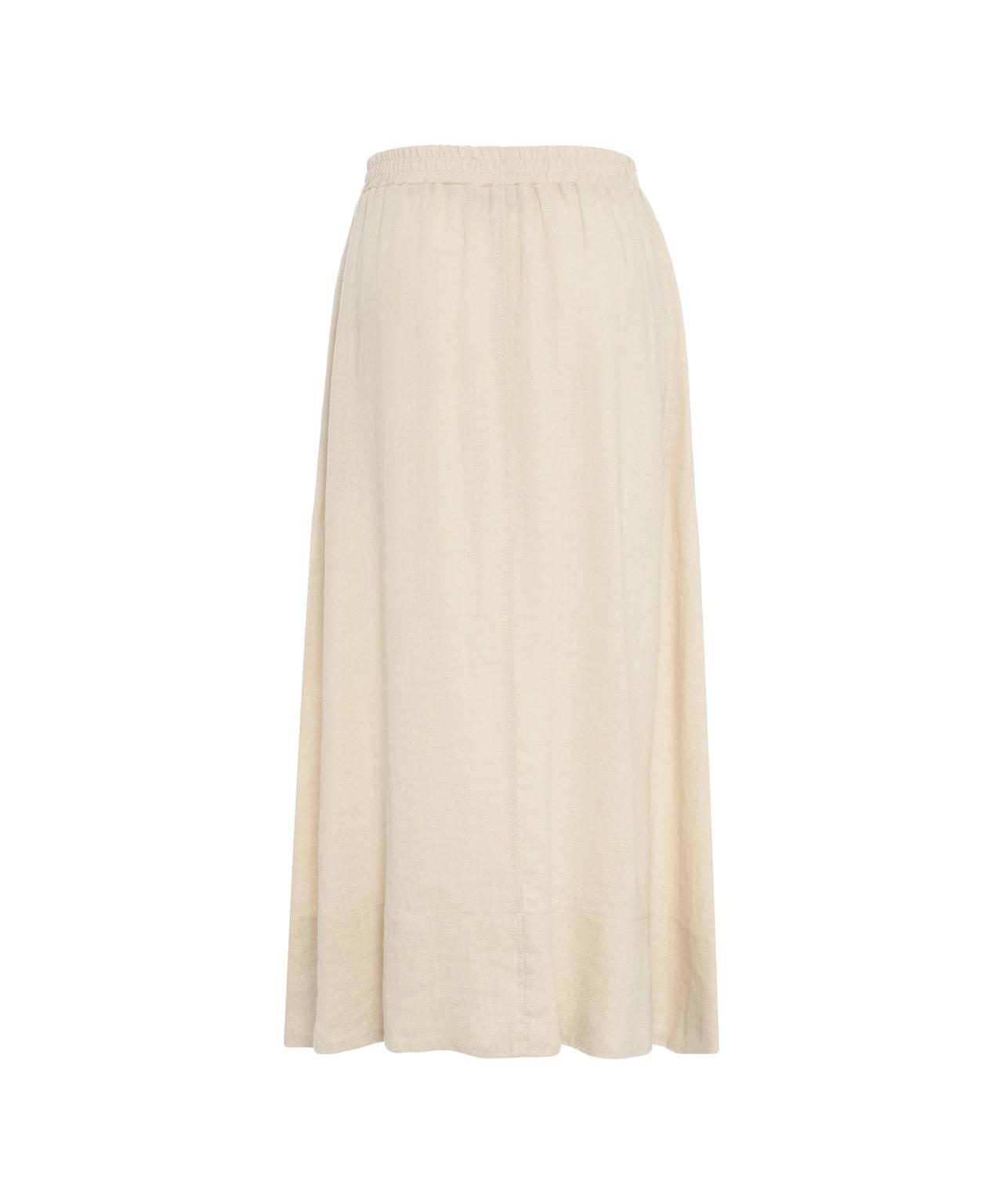 Linen skirt with pockets Product Image