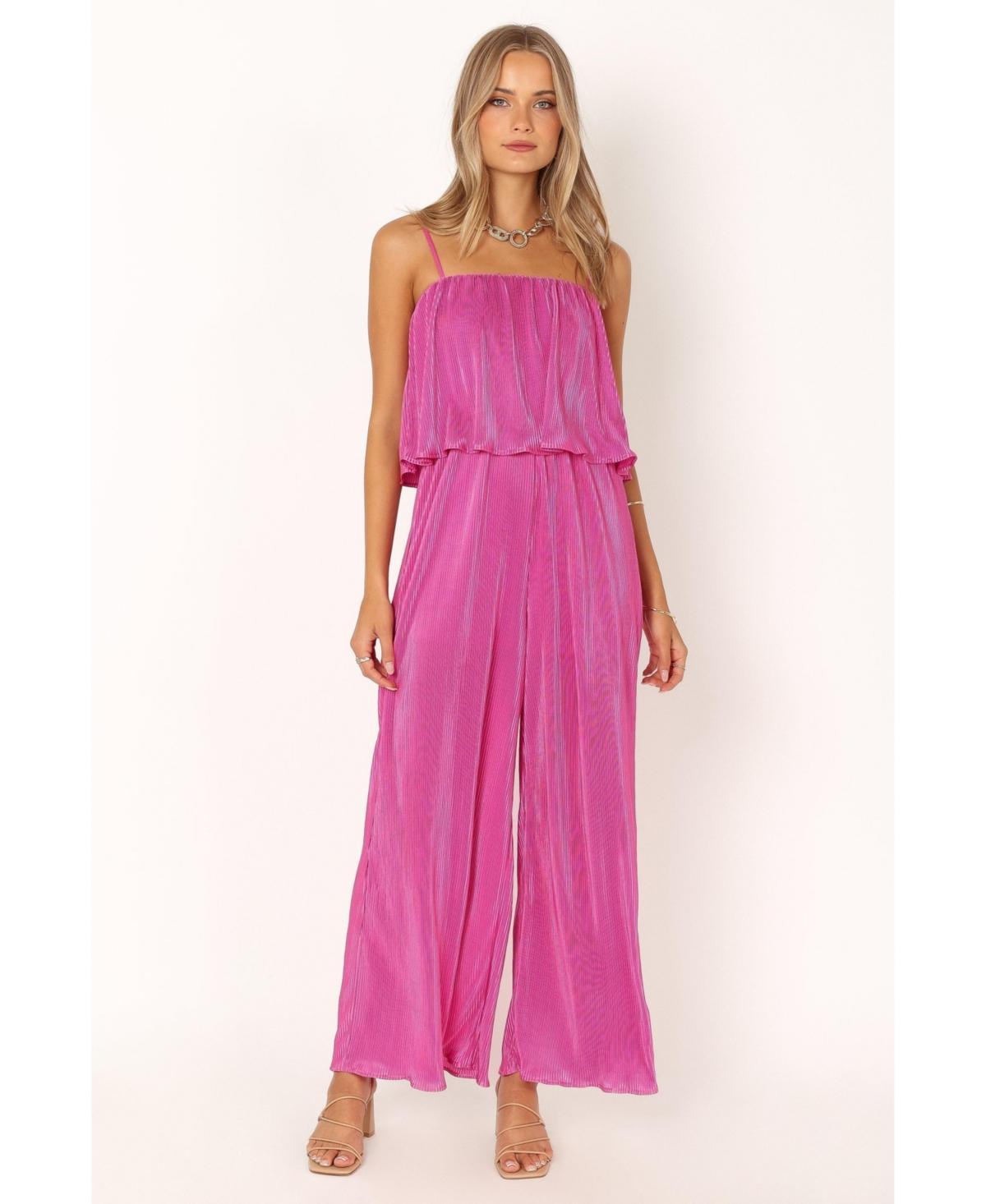 Petal and Pup Womens Jillian Plisse Jumpsuit Product Image