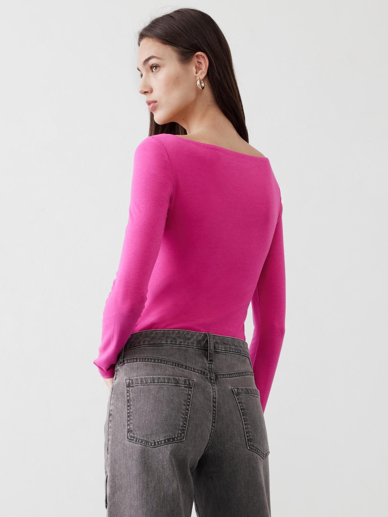 Soft Stretch Scoop-Neck T-Shirt Product Image