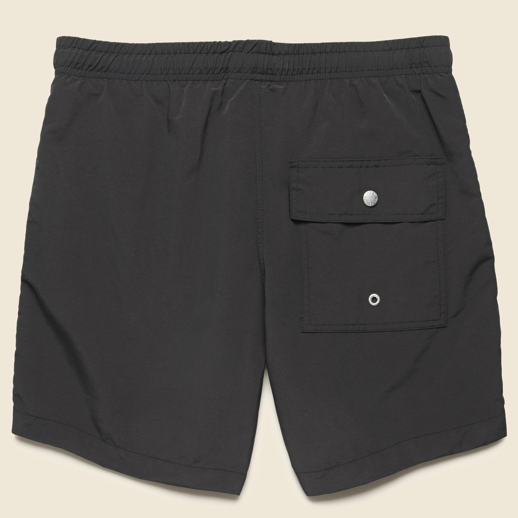 5.5" Solid Swim Trunks - Black Product Image