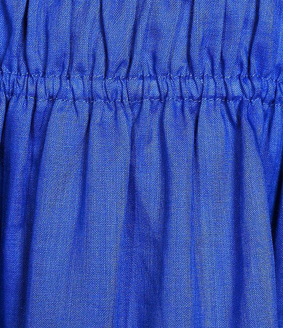 A Loves A Square Neck Sleeveless Spaghetti Strap Smocked Babydoll Mini Dress Product Image