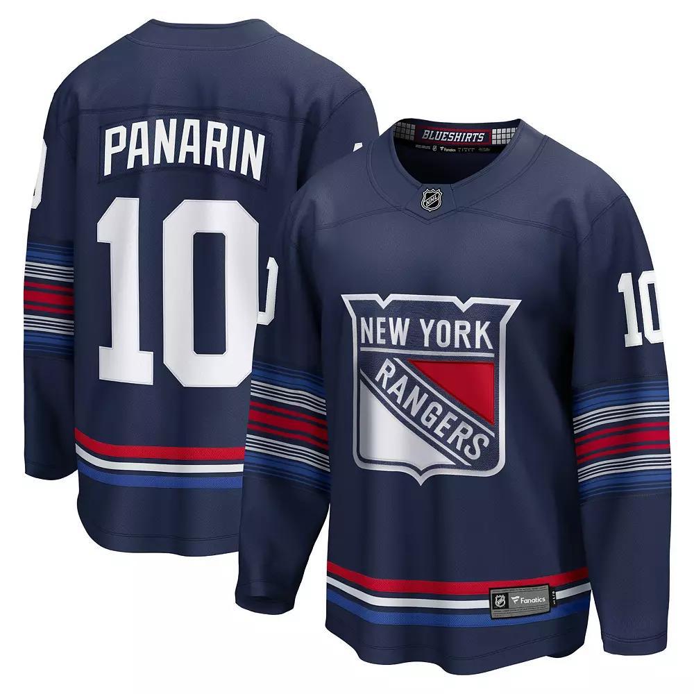 Men's Fanatics Branded Artemi Panarin Navy New York Rangers Alternate Premier Breakaway Player Jersey, Size: 4XL, Ran Blue Product Image