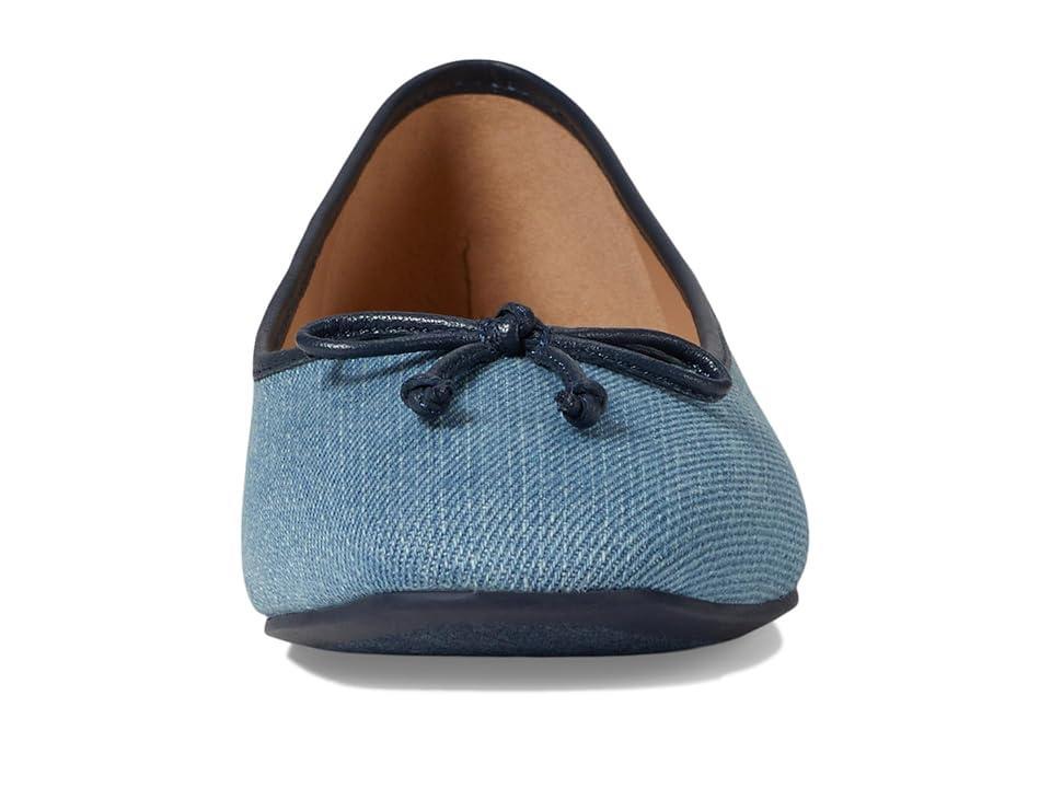 Cole Haan Yara Soft Ballet (Light Denim/Navy Blazer Leather) Women's Flat Shoes Product Image