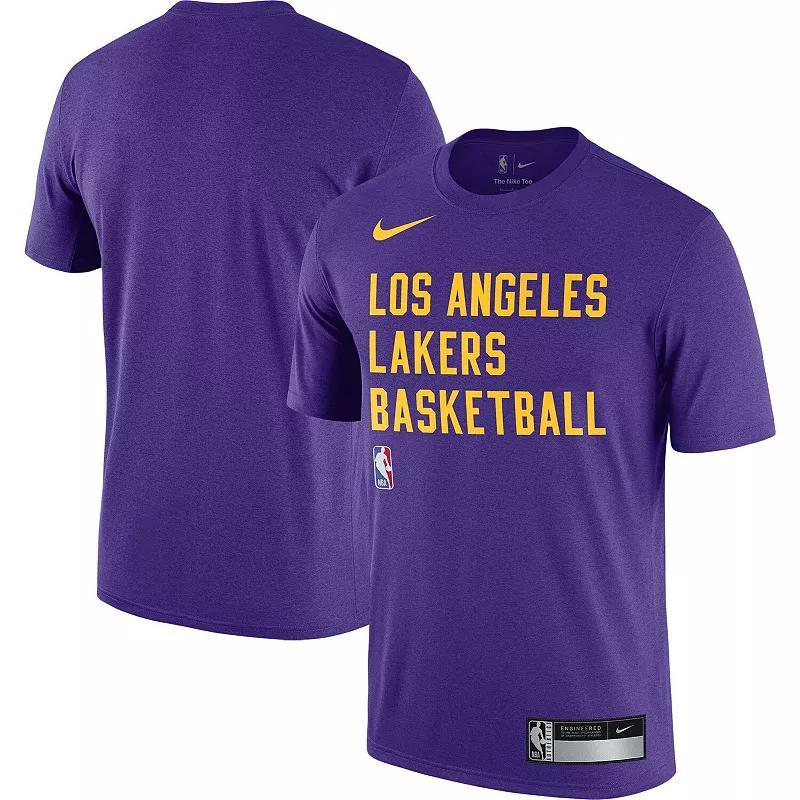 Men's Nike Purple Los Angeles Lakers 2023/24 Sideline Legend Performance Practice T-Shirt, Size: Medium Product Image