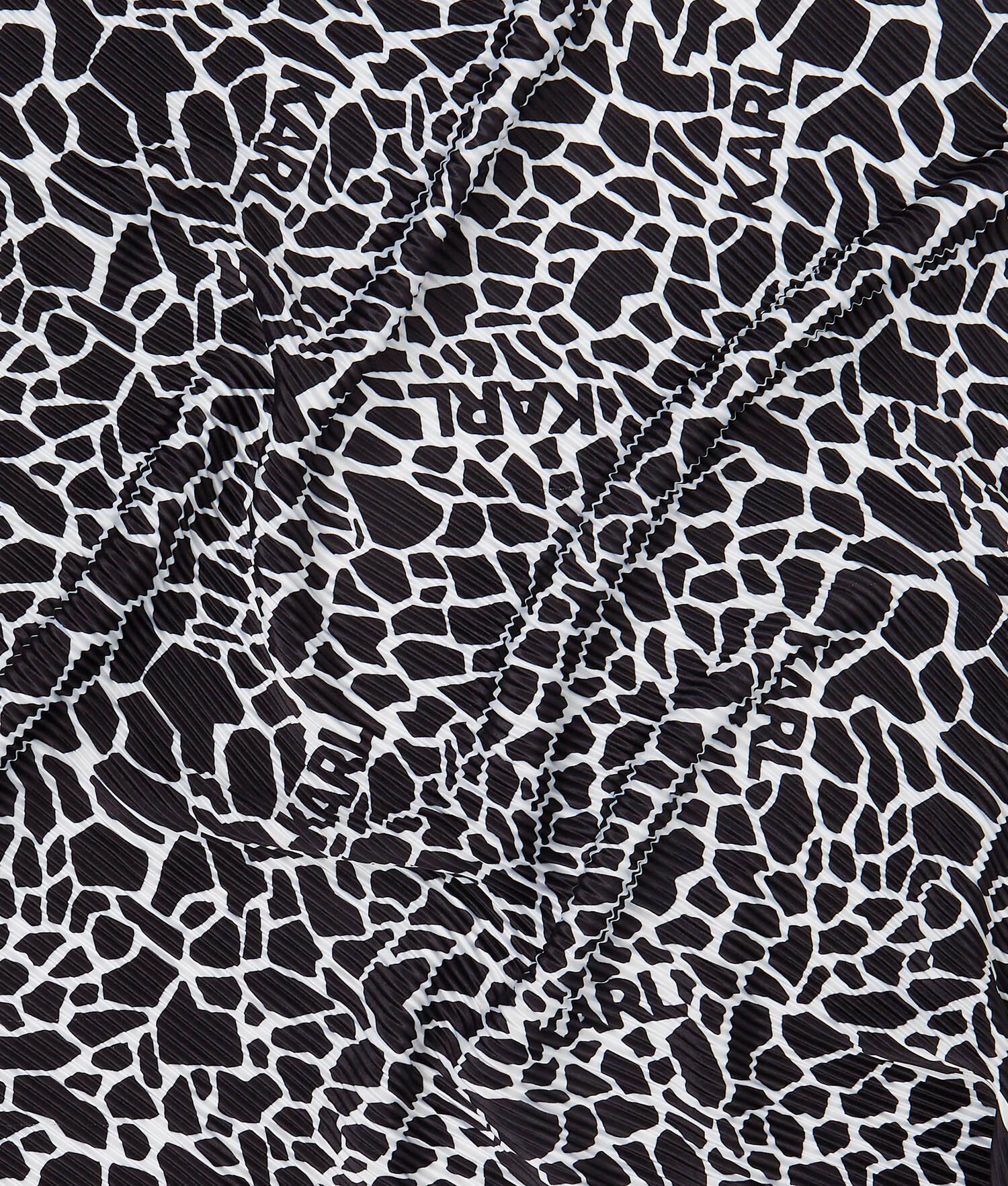 GIRAFFE-PRINT PLEATED SCARF Product Image