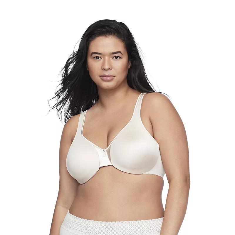 Warners Signature Support Cushioned Underwire Unlined Full-Coverage Bra 35002A, Women's, Size: 38 D, White Product Image