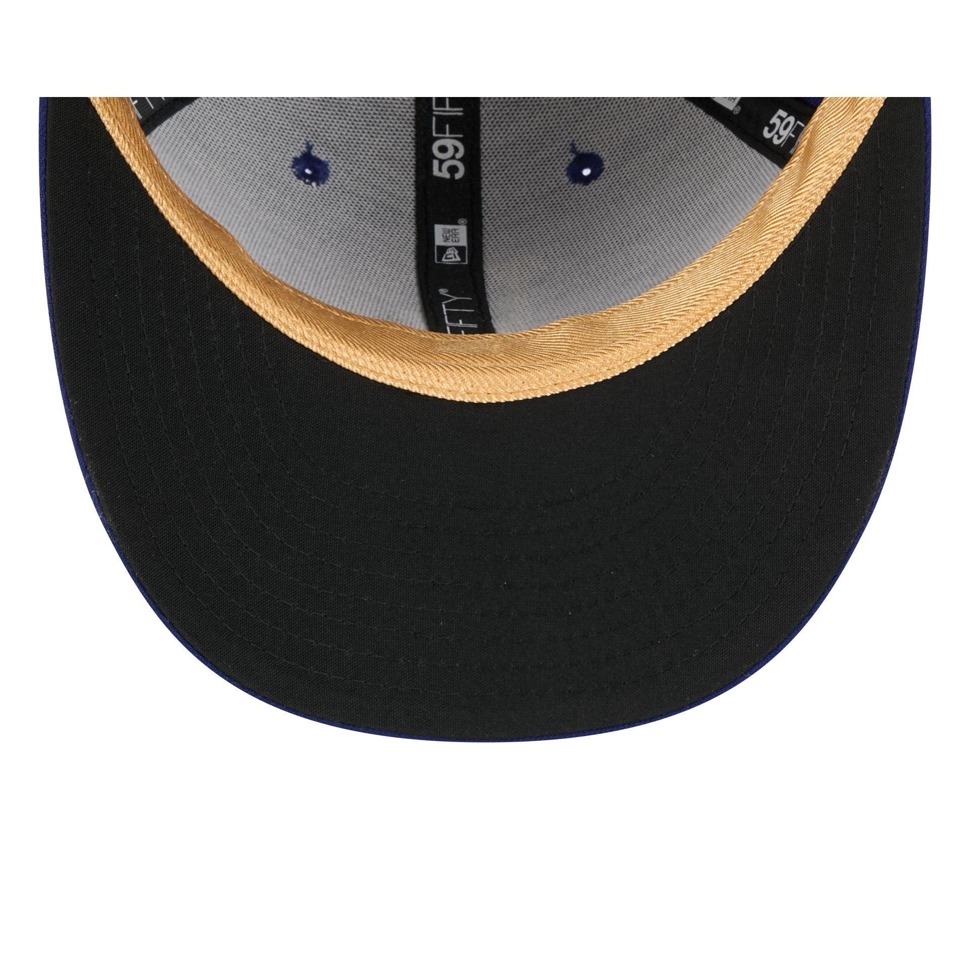 Los Angeles Dodgers Gold Collection Low Profile 59FIFTY Fitted Hat Male Product Image