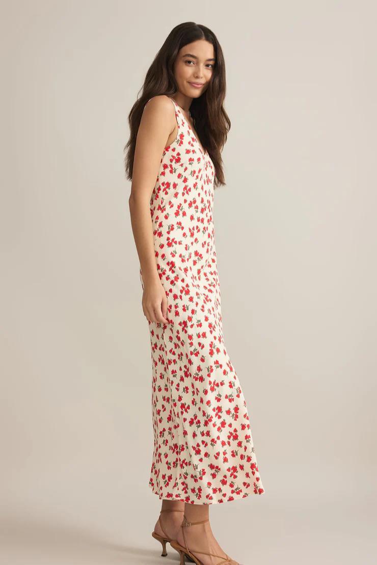 Hana La Rosa Ditsy Max Dress- Sea Salt Product Image