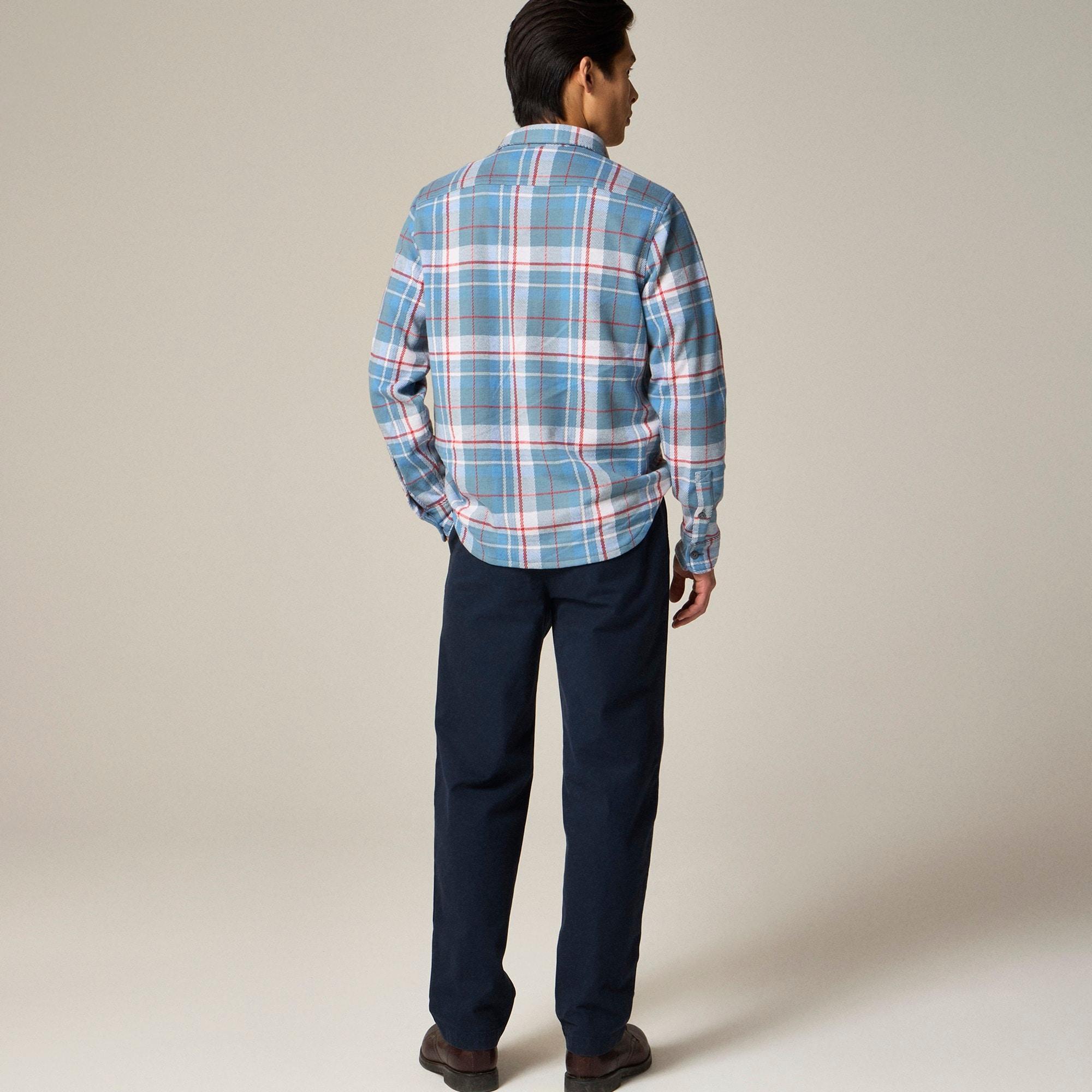 Seaboard soft-knit shirt in plaid Product Image