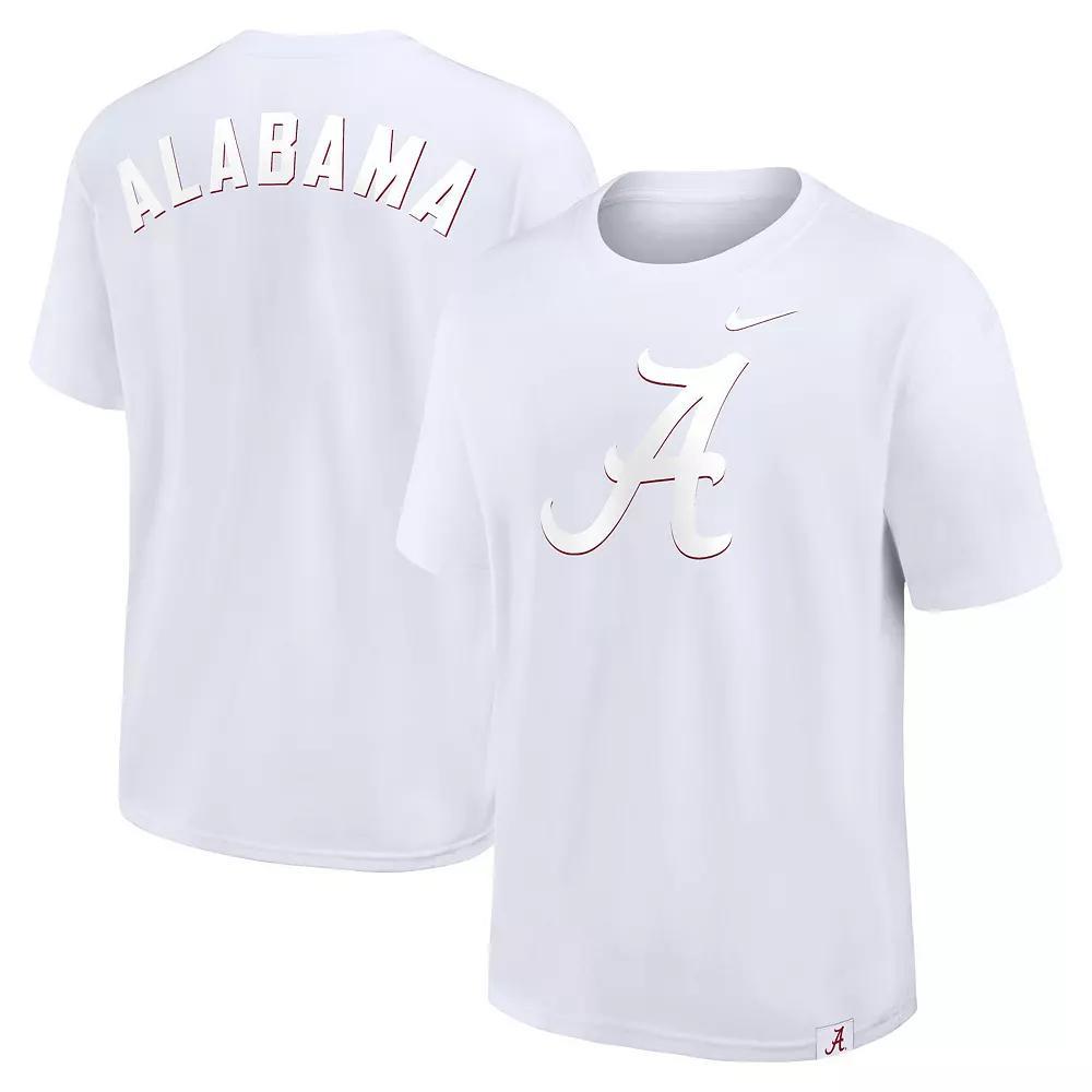 Men's Nike White Alabama Crimson Tide 2-Hit Statement Max90 T-Shirt,  Product Image