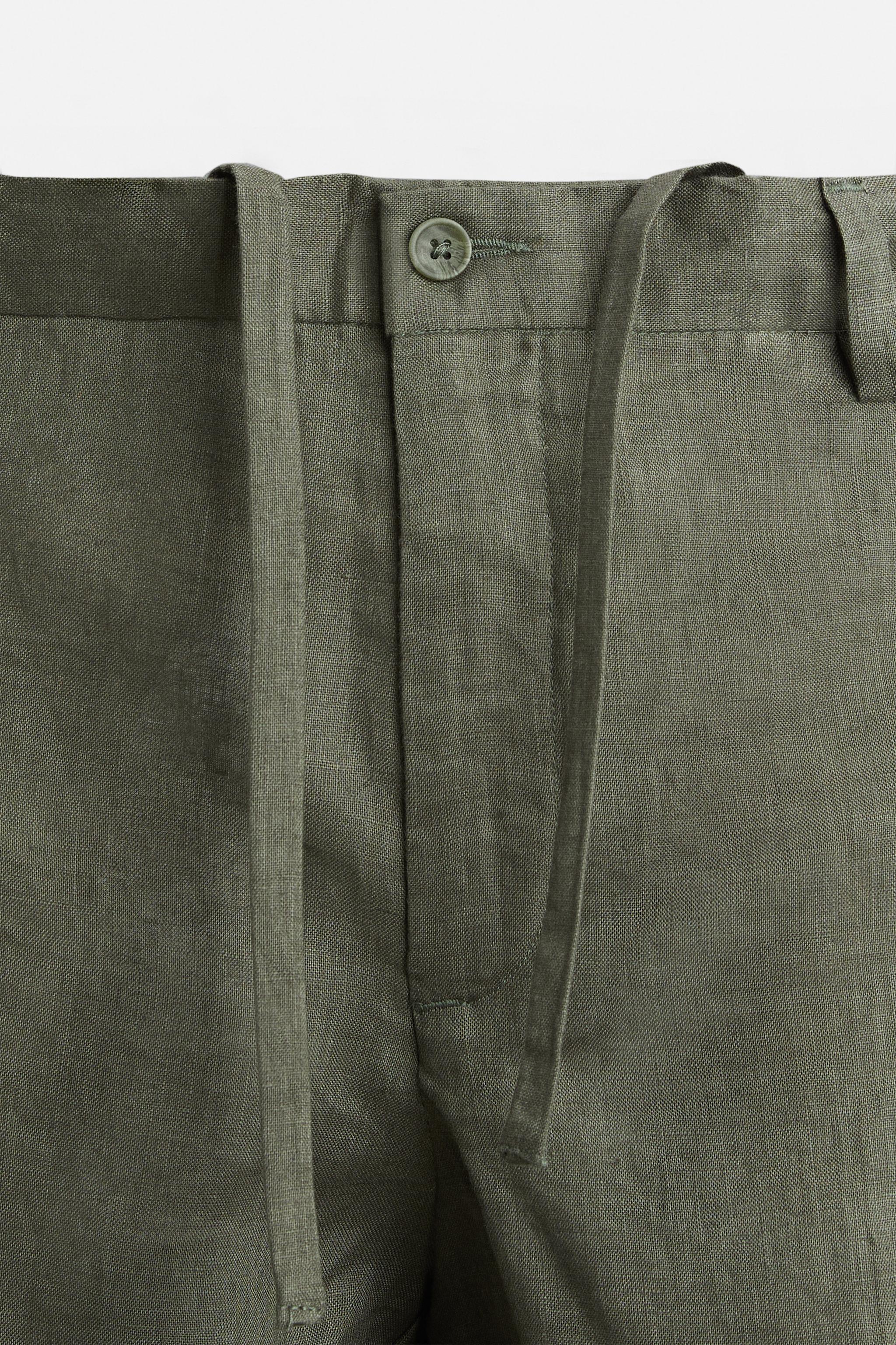 LINEN PANTS IN 100% LINEN Product Image