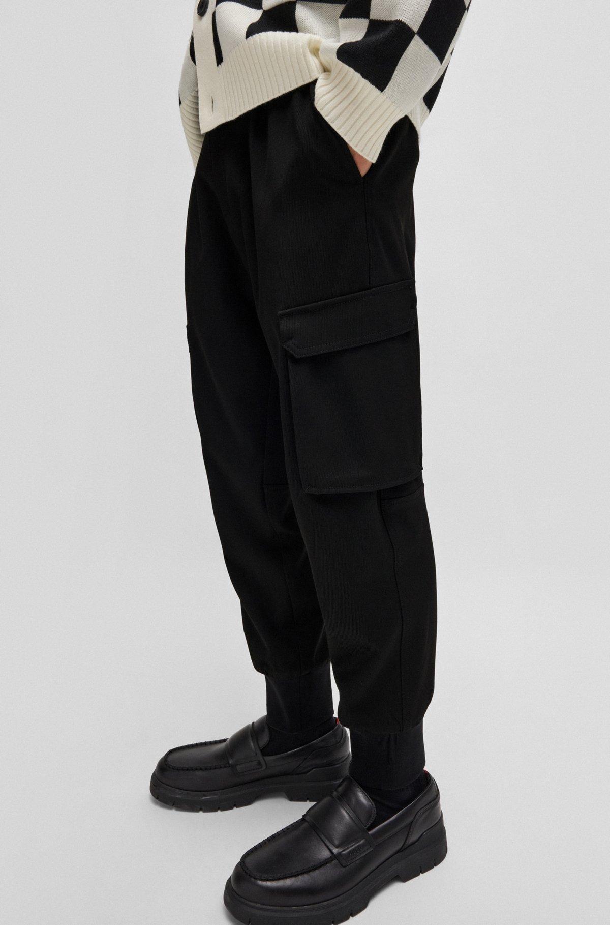 Slim-fit trousers in stretch gabardine Product Image