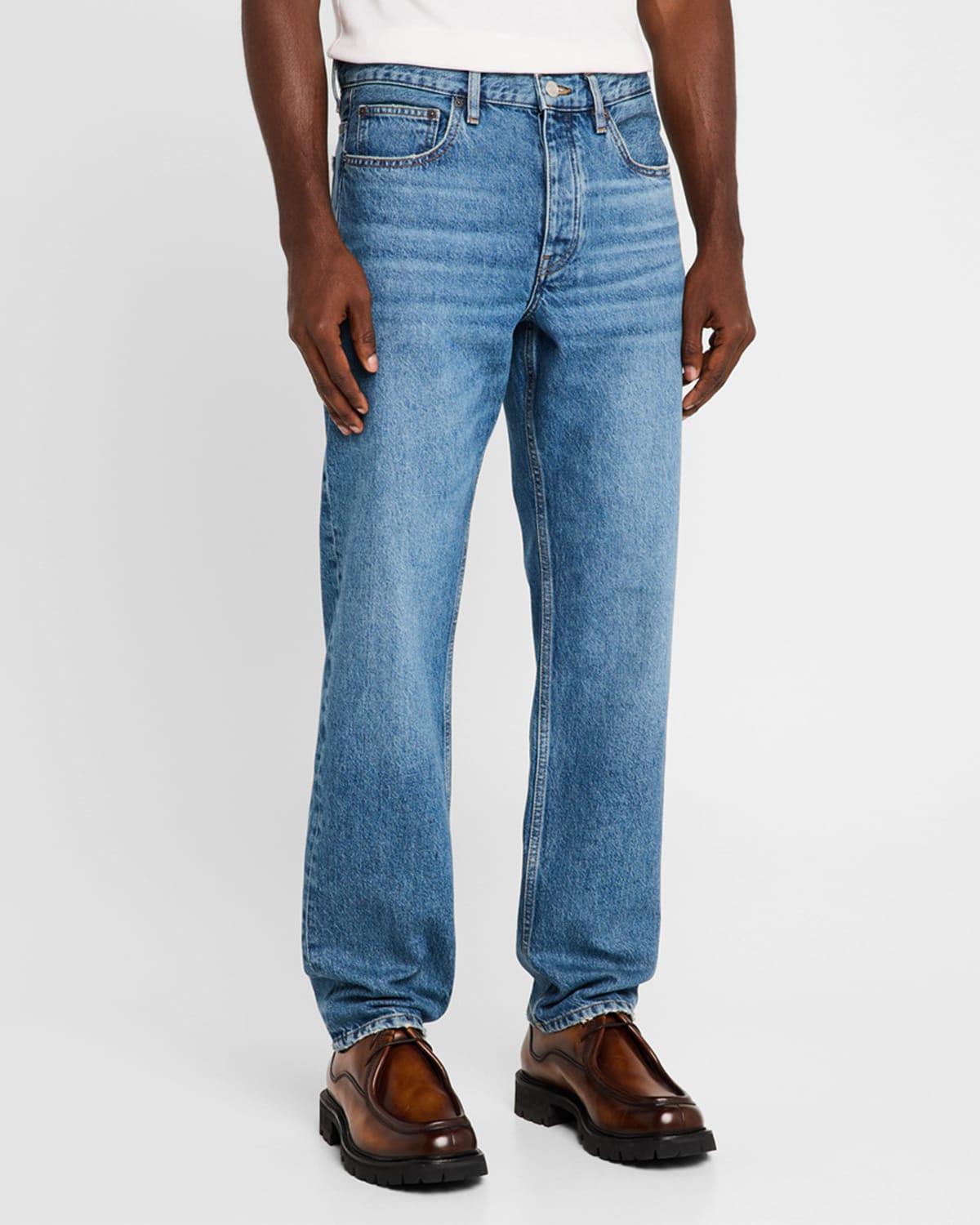 Mens The Straight Washed Jeans Product Image