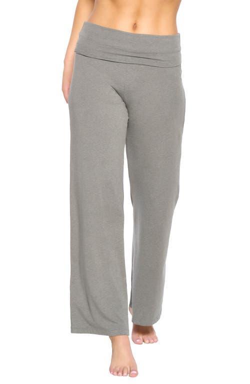 Womens Naturally Soft Wide Leg Roll Over Pant Product Image