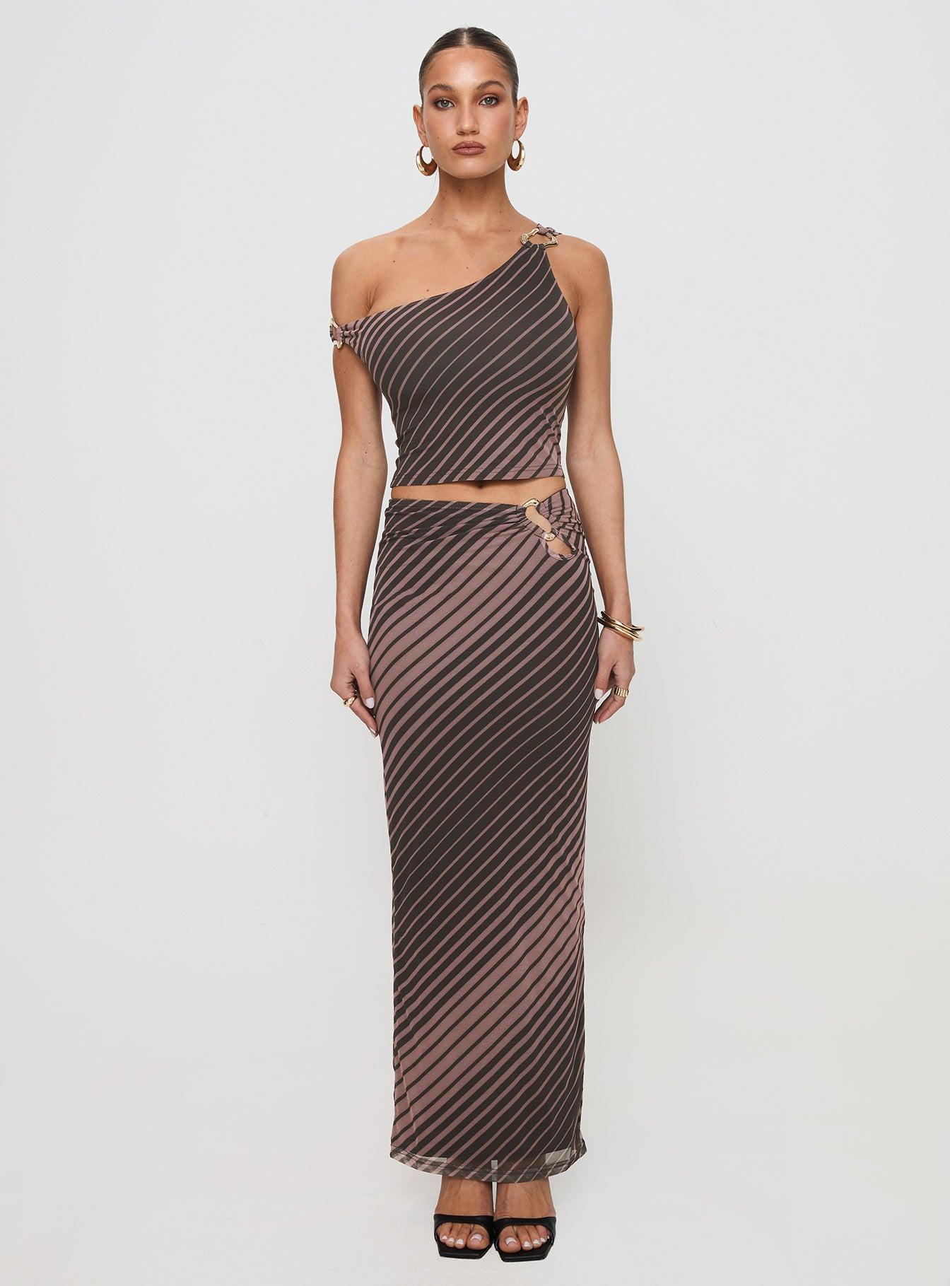 Whiley Maxi Skirt Multi Stripe Product Image