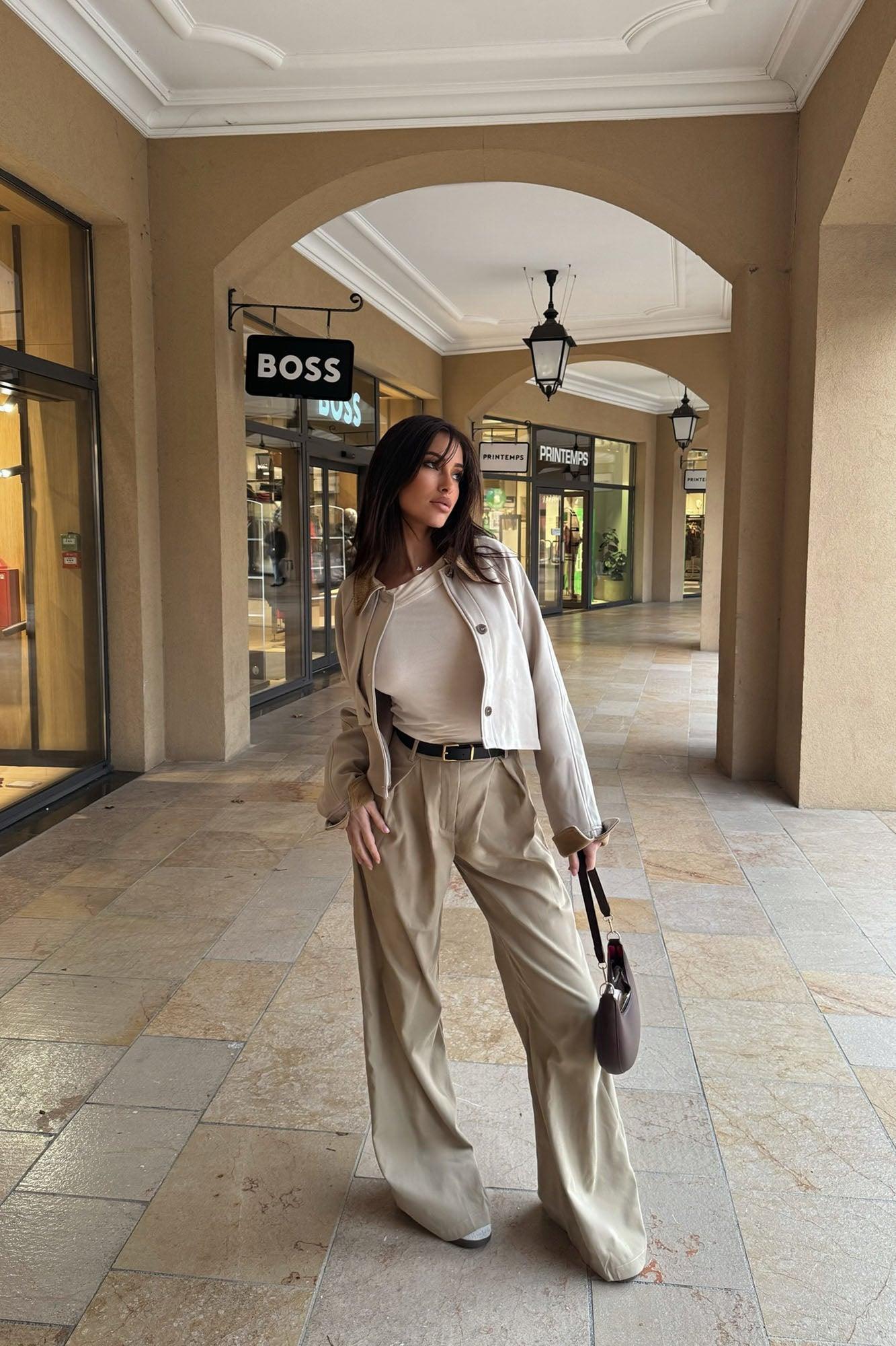 Coming Around Barn Jacket - Khaki Product Image