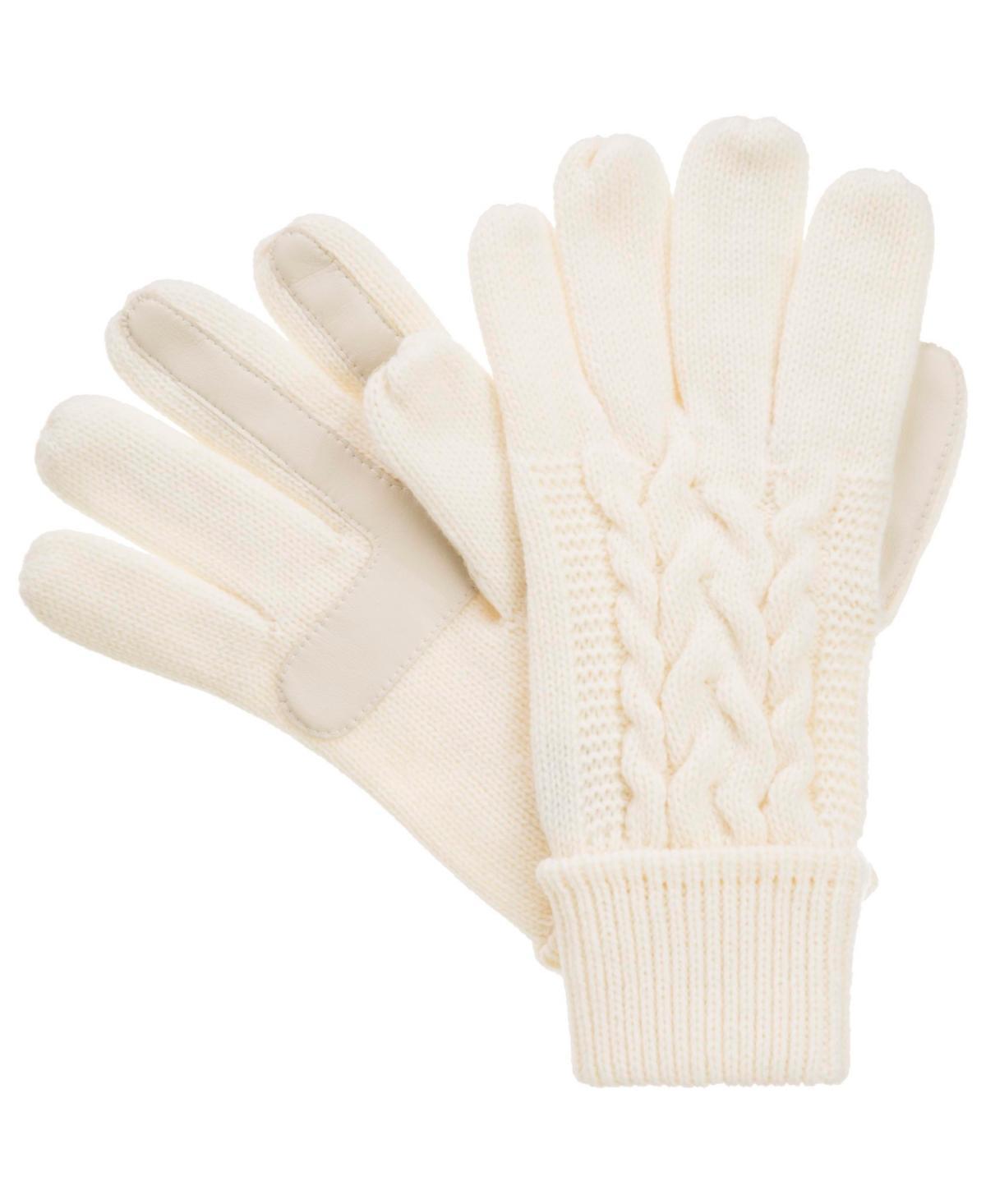 Womens isotoner Touchscreen Braid Knit Gloves Product Image