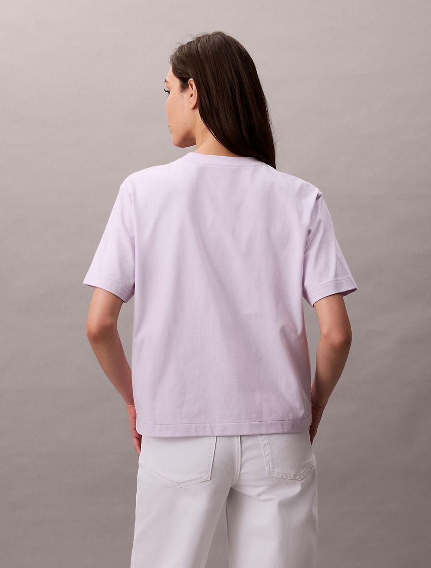 Standard Logo Boxy Fit Crewneck T-Shirt Product Image