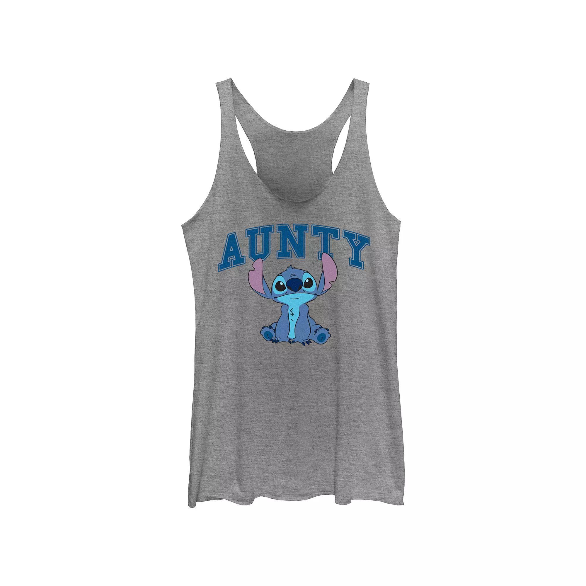 Disney's Lilo & Stitch Aunty Juniors' Racerback Tank Top, Women's,  Product Image