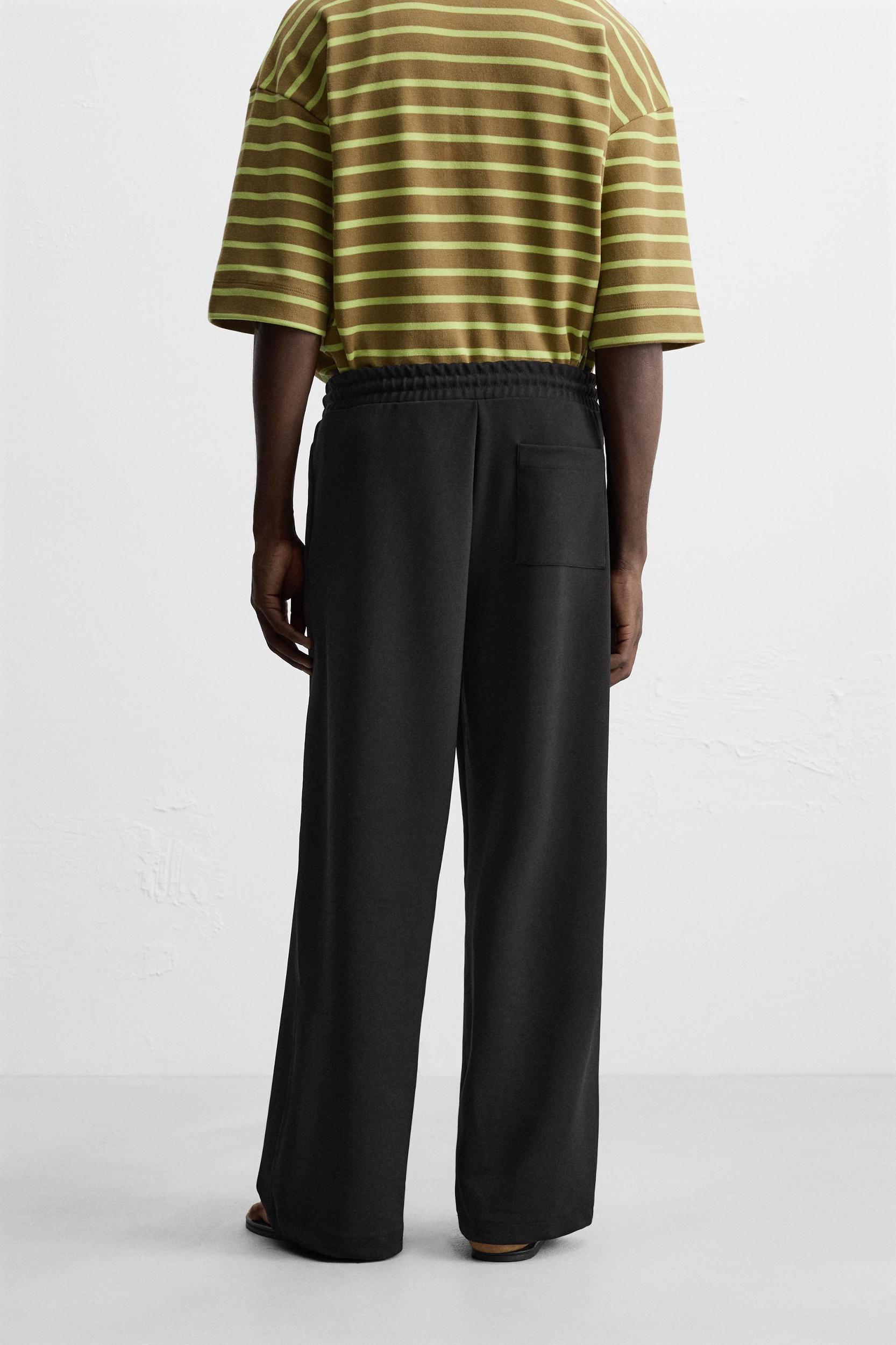 WIDE FIT INTERLOCK STRUCTURE PANTS Product Image